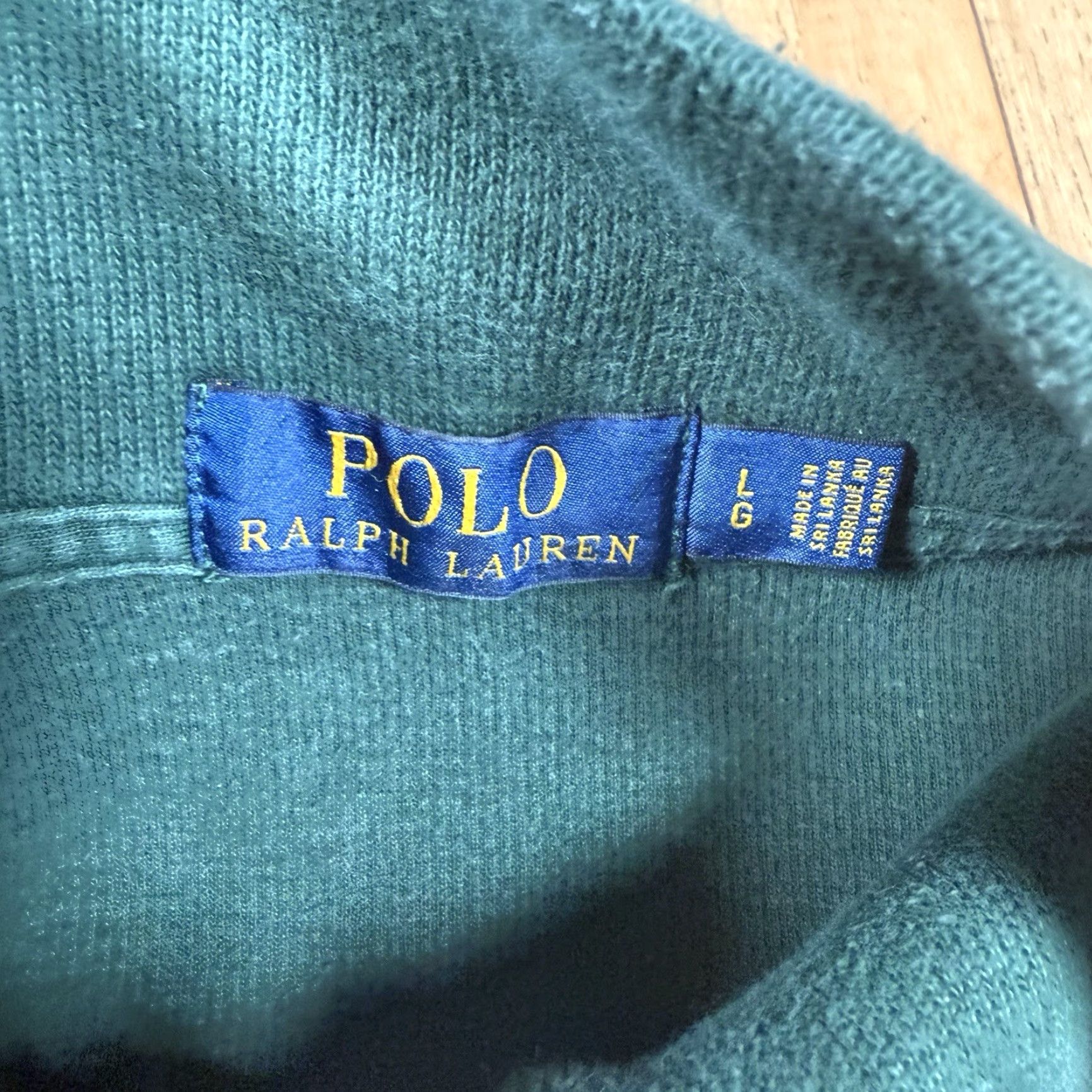 Ralph Lauren Polo Ralph Lauren Golf Quarter Zip Sweater Mens L Green Size US L / EU 52-54 / 3 - 3 Thumbnail