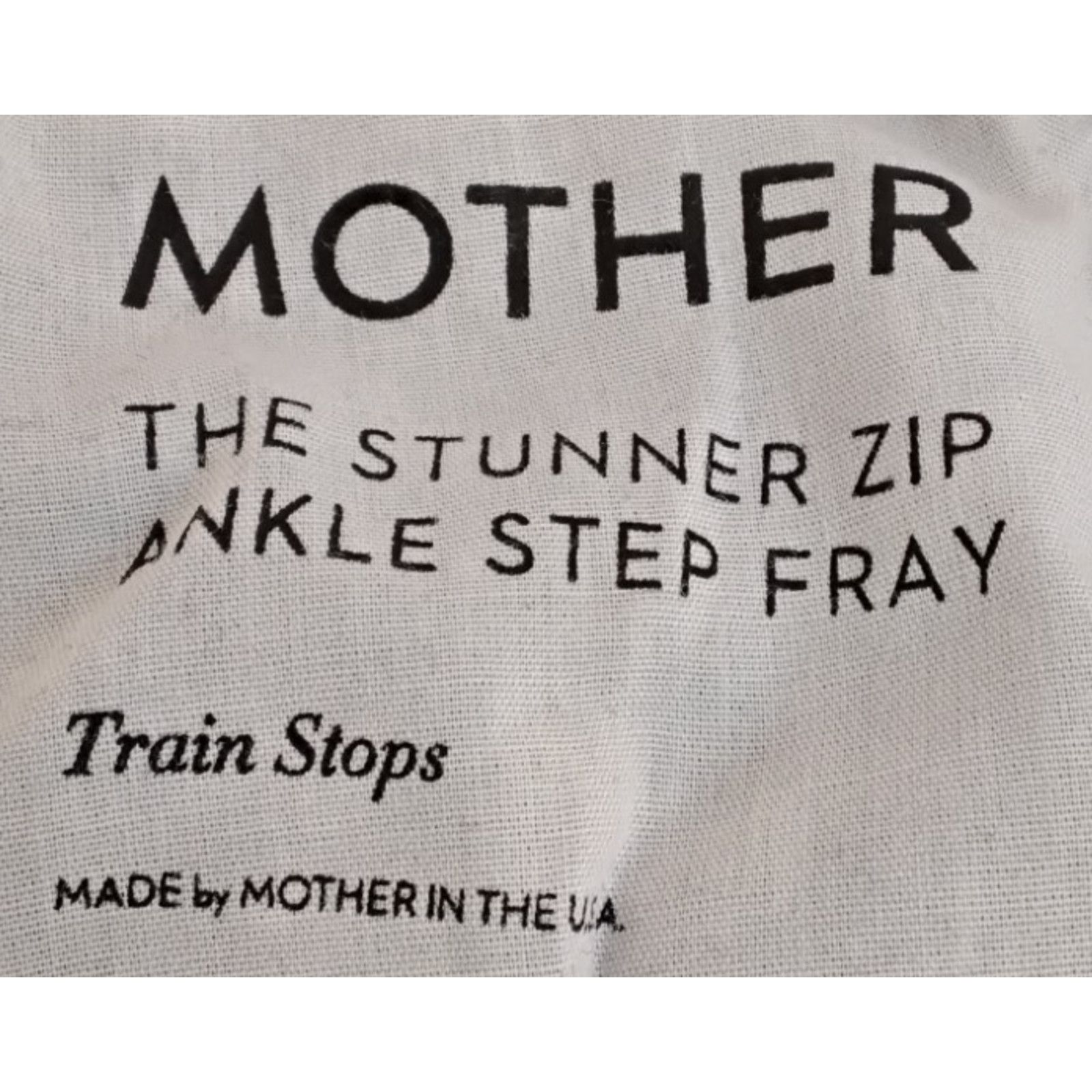 MOTHER Mother The Stunner Zip Ankle Step Fray Jeans 27" Train Stops Size 27" / US 4 / IT 40 - 6 Thumbnail