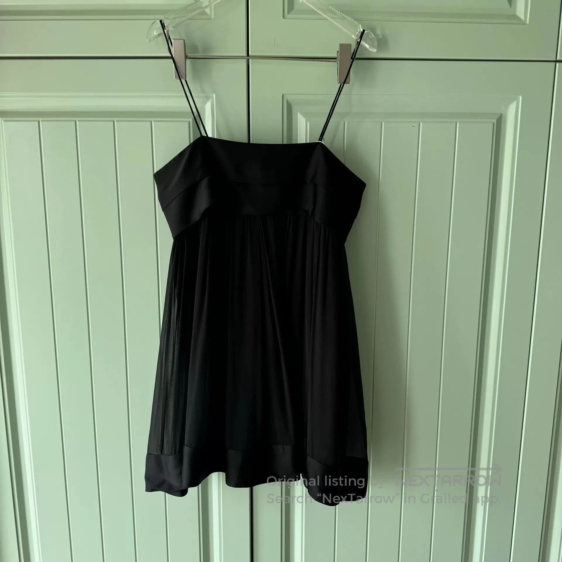 Saint Laurent Paris Saint Laurent Black Slip Dress. Size S / US 4 / IT 40 - 1 Thumbnail