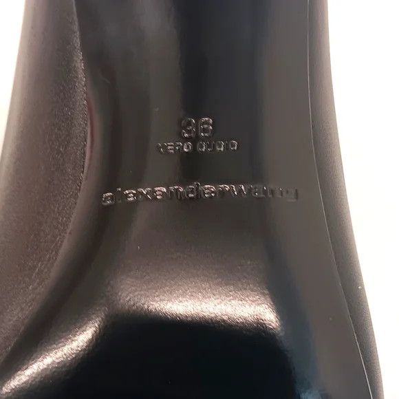 Alexander Wang Alexander Wang Women's Delphine 105mm Logo Pumps - Black Size US 6 / IT 36 - 13 Thumbnail