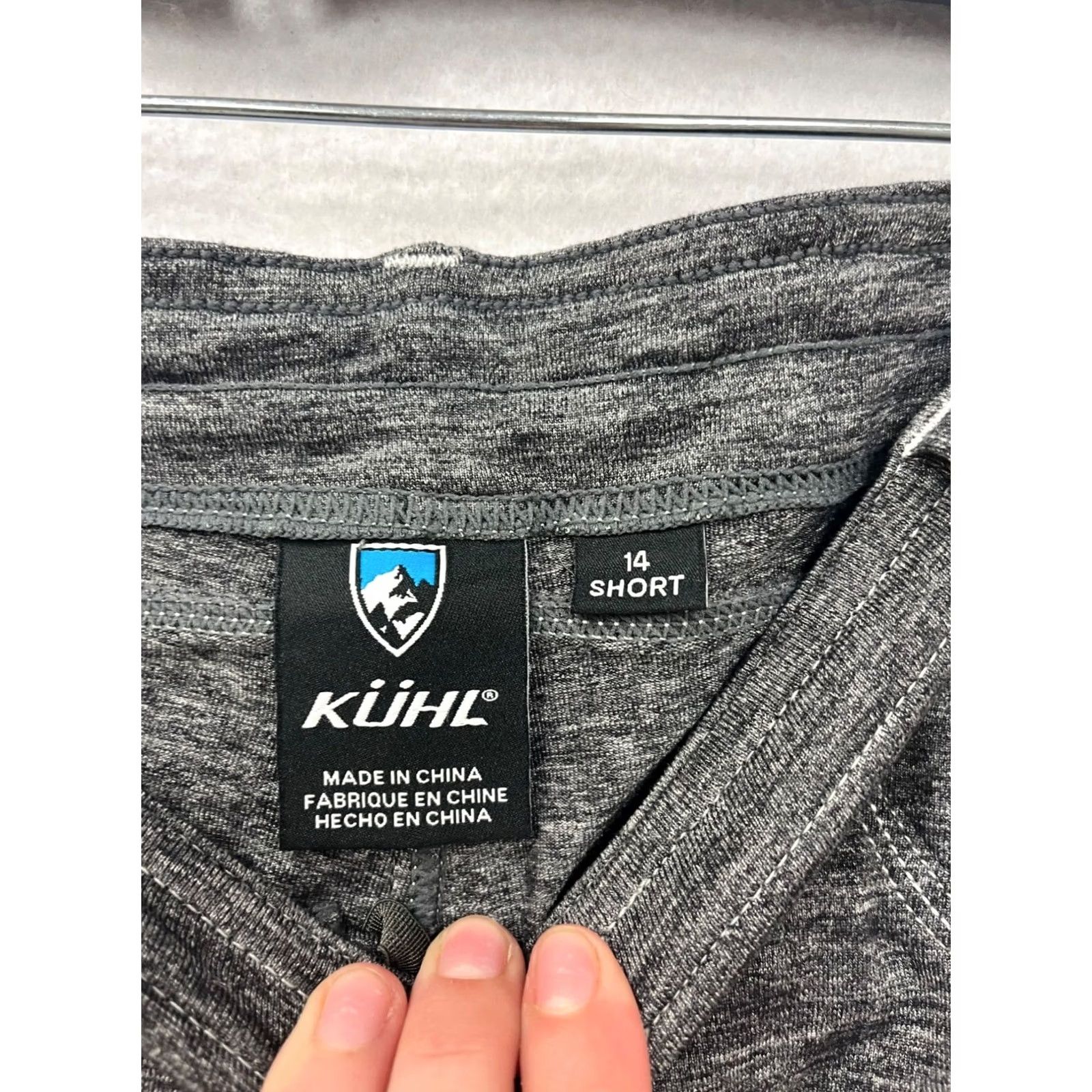 Vintage Kühl Womens Pants Heathered Gray Size 14 Short Bootcut - Cargo, Nylon Polyester Spandex, 37" Top to Bottom, Like New Size 36" / US 14 / IT 50 - 3 Thumbnail