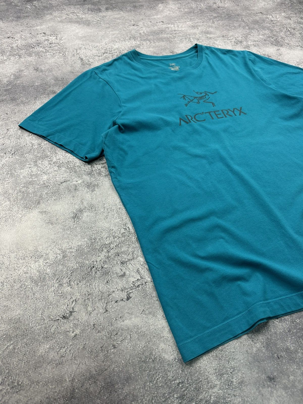 Arc'teryx Arcteryx T-Shirt Outdoor Gorpcore Big Centre Logo Blue Tee Size US M / EU 48-50 / 2 - 3 Thumbnail