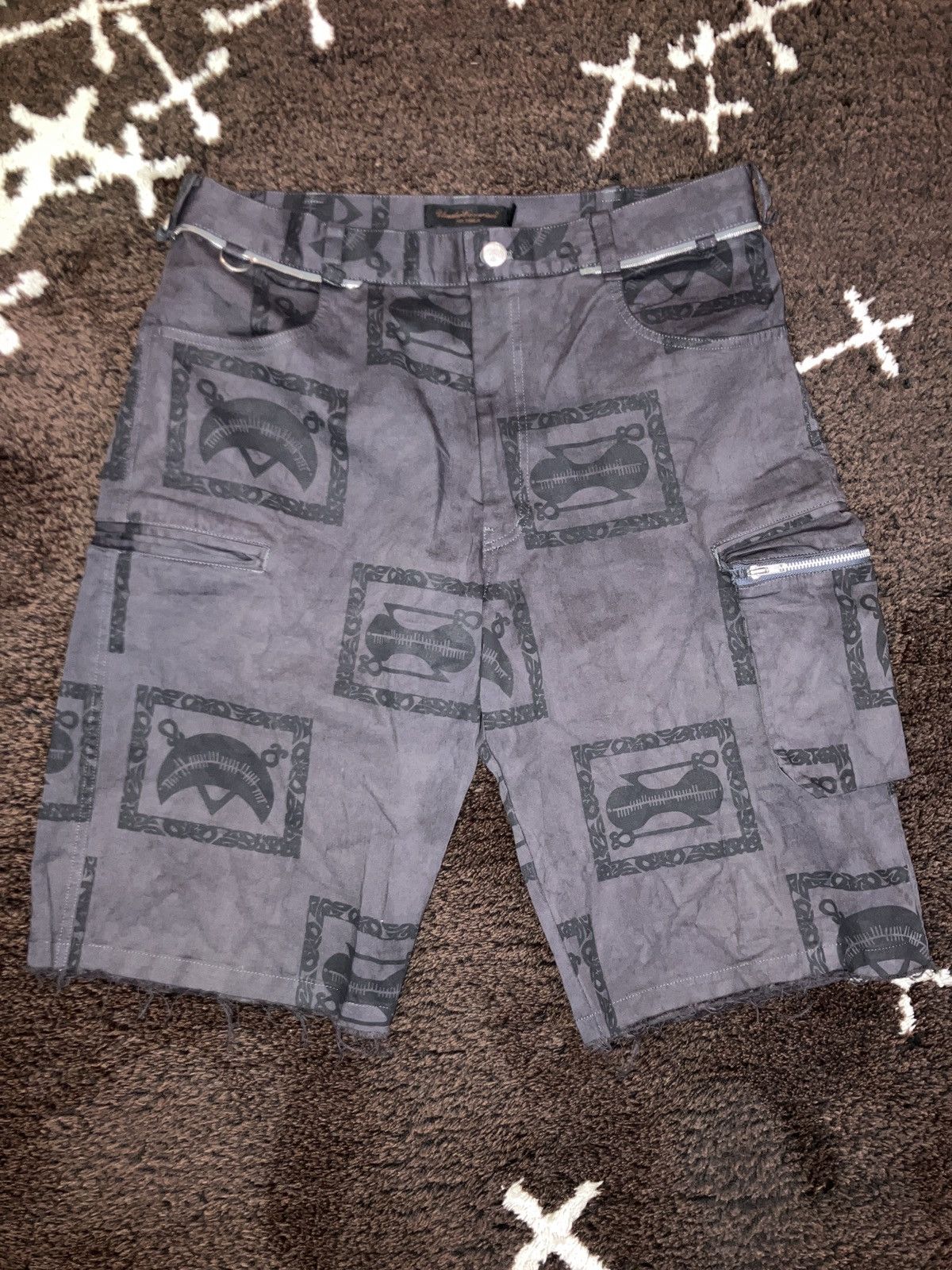 Undercover Undercoverism SS2003 SCAB Cargo shorts size M Size US 32 / EU 48 - 1 Thumbnail