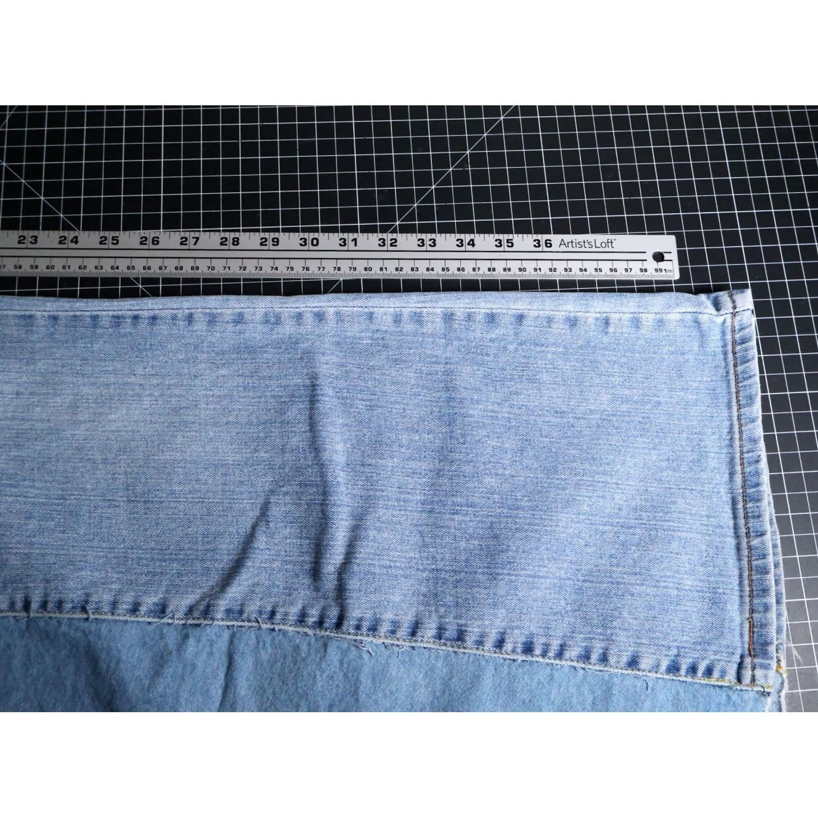 Levi's VTG Levi's Custom Denim Jean Skirt Women's 10 M Blue Wash A-Line Pockets Stretch Y2K Vintage Skirt Mens? Size 32" / US 10 / IT 46 - 6 Thumbnail