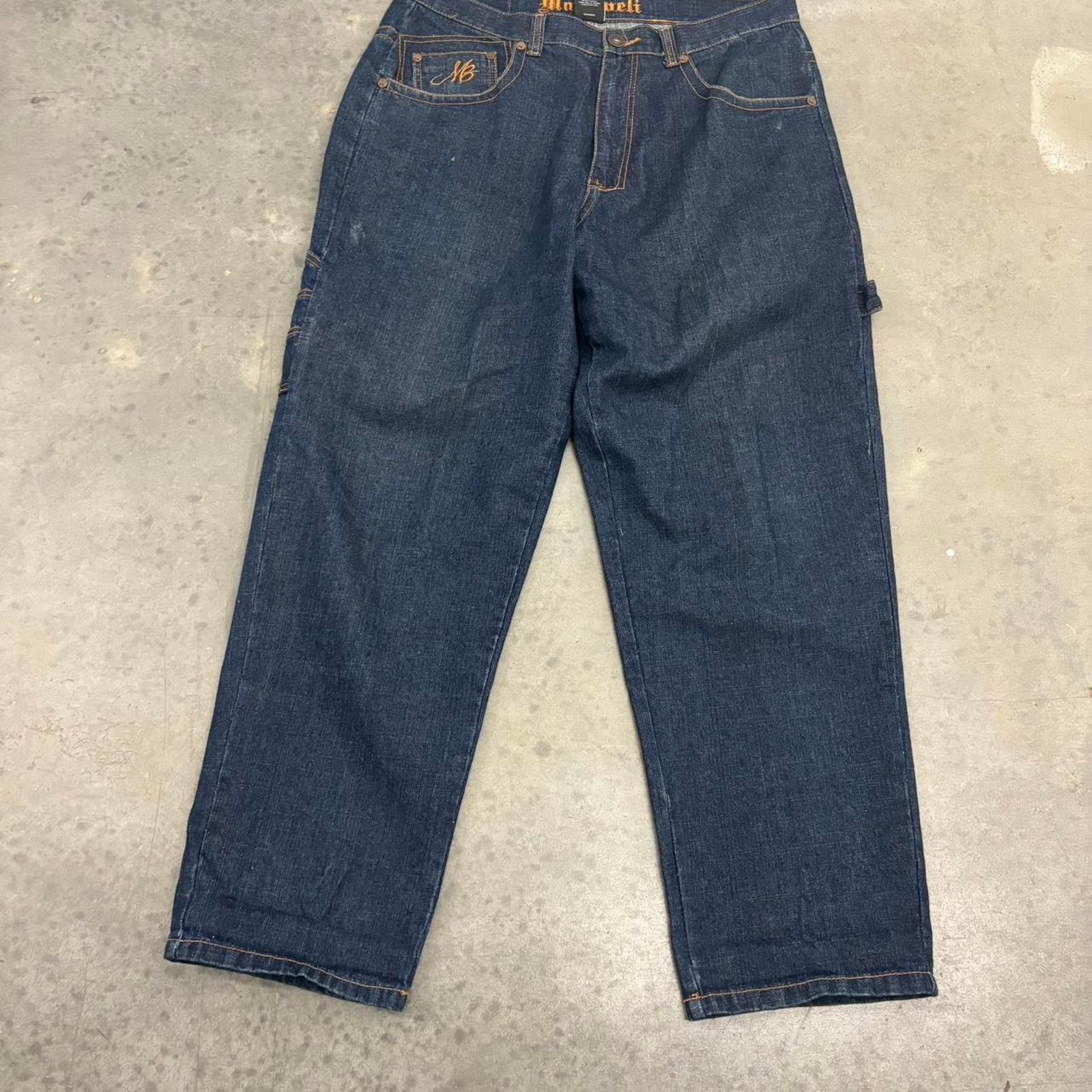 Makaveli Vintage y2k 90s Makaveli Baggy Carpenter Jeans Size US 38 / EU 54 - 5 Thumbnail