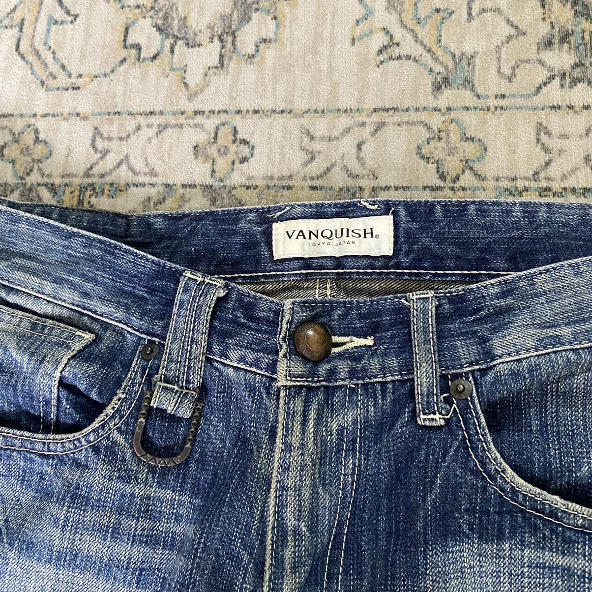 Vanquish VANQUISH Distressed Denim Jeans Size US 33 - 19 Thumbnail
