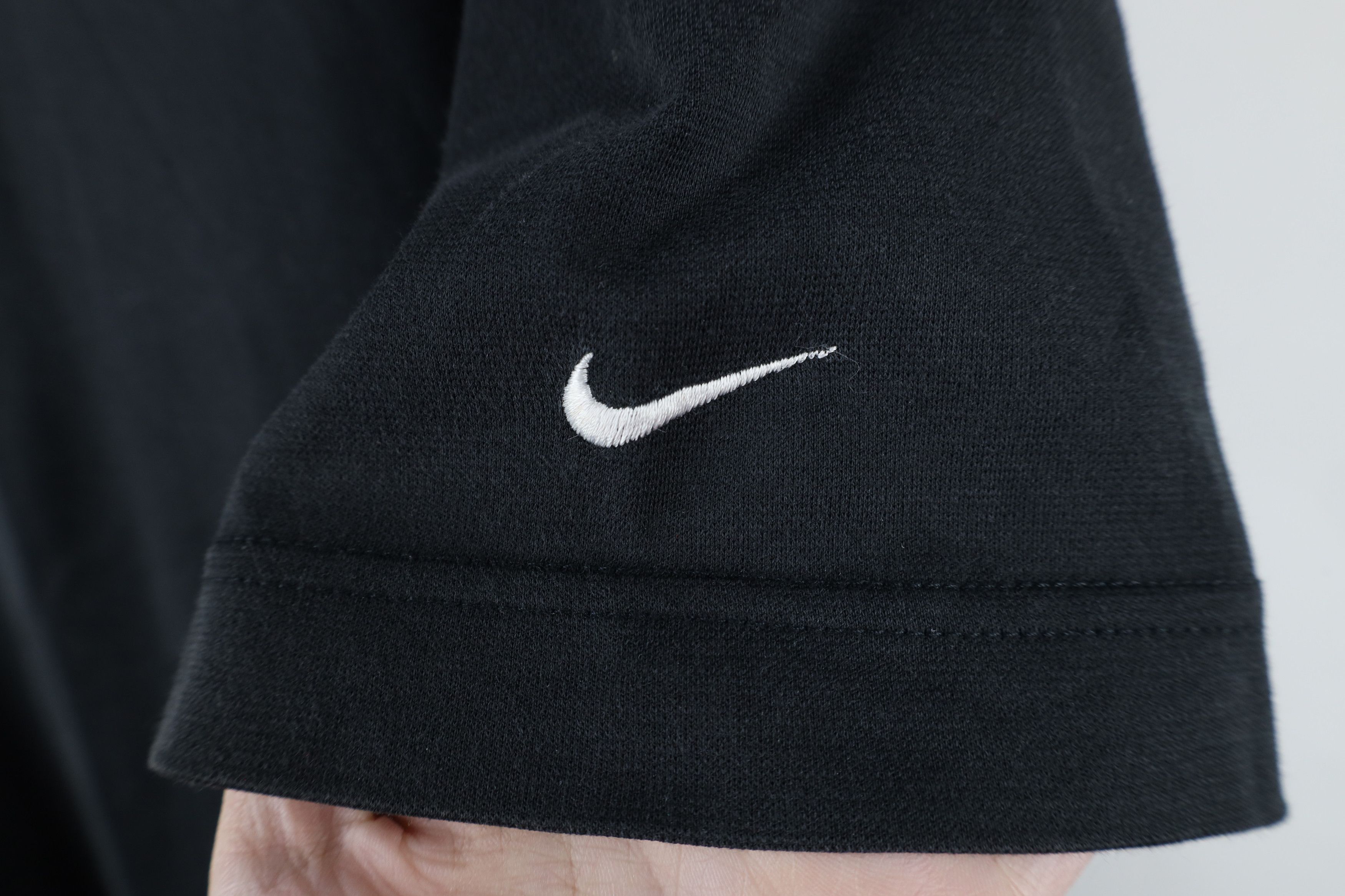 Nike × Vintage Vintage Nike Golf Scott Mini Swoosh Mock Neck T-Shirt Black Size US XL / EU 56 / 4 - 4 Thumbnail