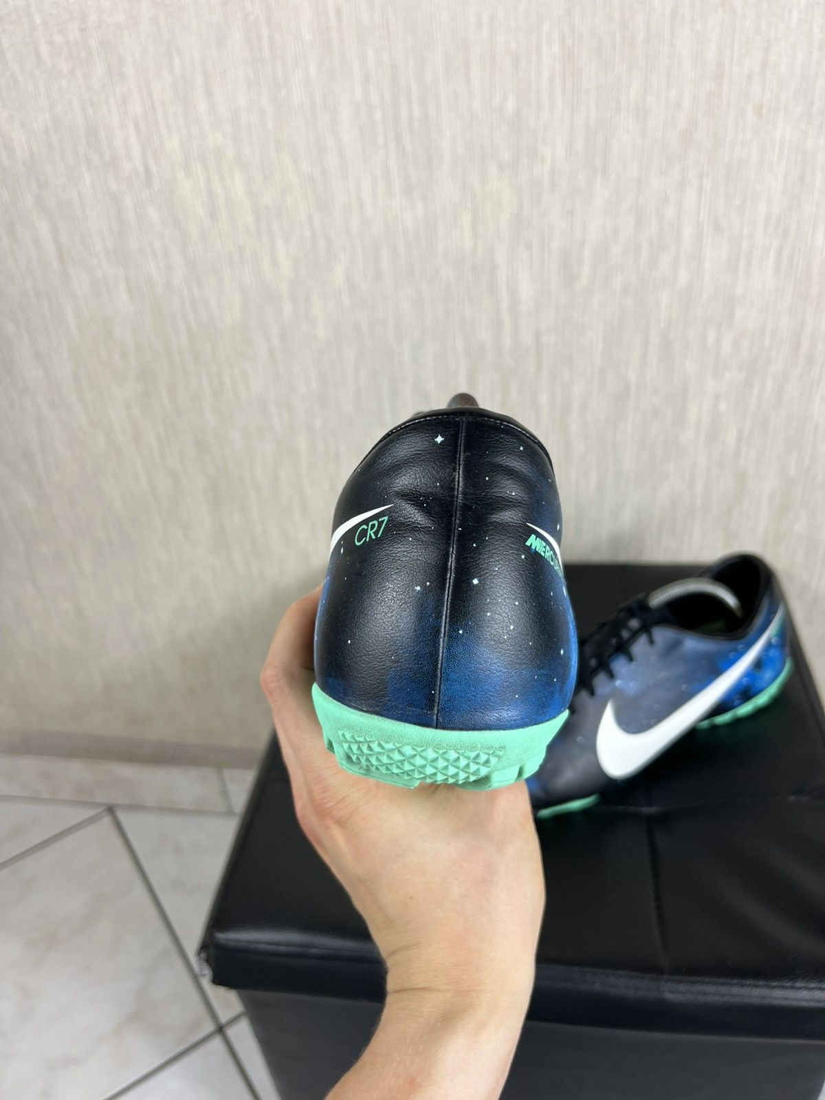 Nike Vintage Nike mercurial CR7 victory 4 galaxy soccer shoes y2k Size US 11.5 / EU 44-45 - 5 Thumbnail