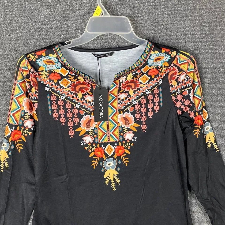 Other Noracora Top Women's NWT Long Sleeve Cotton Polyester S Size S / US 4 / IT 40 - 2 Thumbnail