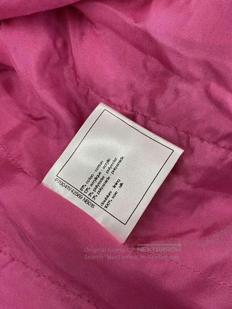 Chanel Chanel 21 early spring pink V-neck knitted jacket Size XS / US 0-2 / IT 36-38 - 7 Thumbnail