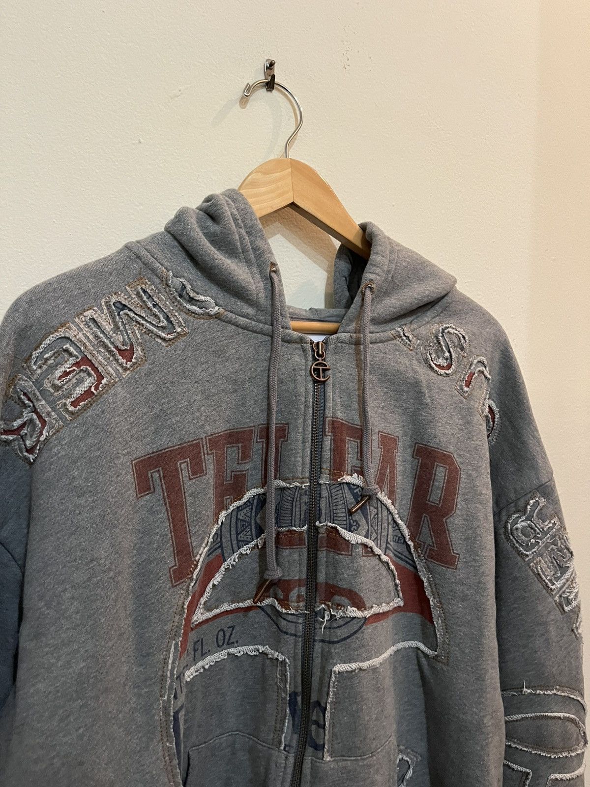 Telfar Telfar SS19 “Budweiser Cut In” Hoodie Size US L / EU 52-54 / 3 - 3 Thumbnail