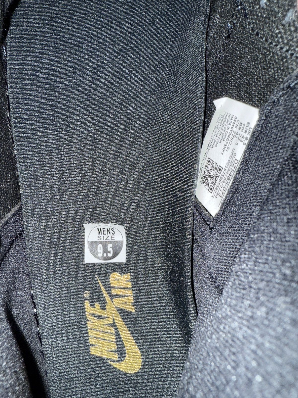 Nike Nike Air Jordan 1 Retro OG High Black/Metallic Gold Sail NEW Size US 9.5 / EU 42-43 - 13 Thumbnail