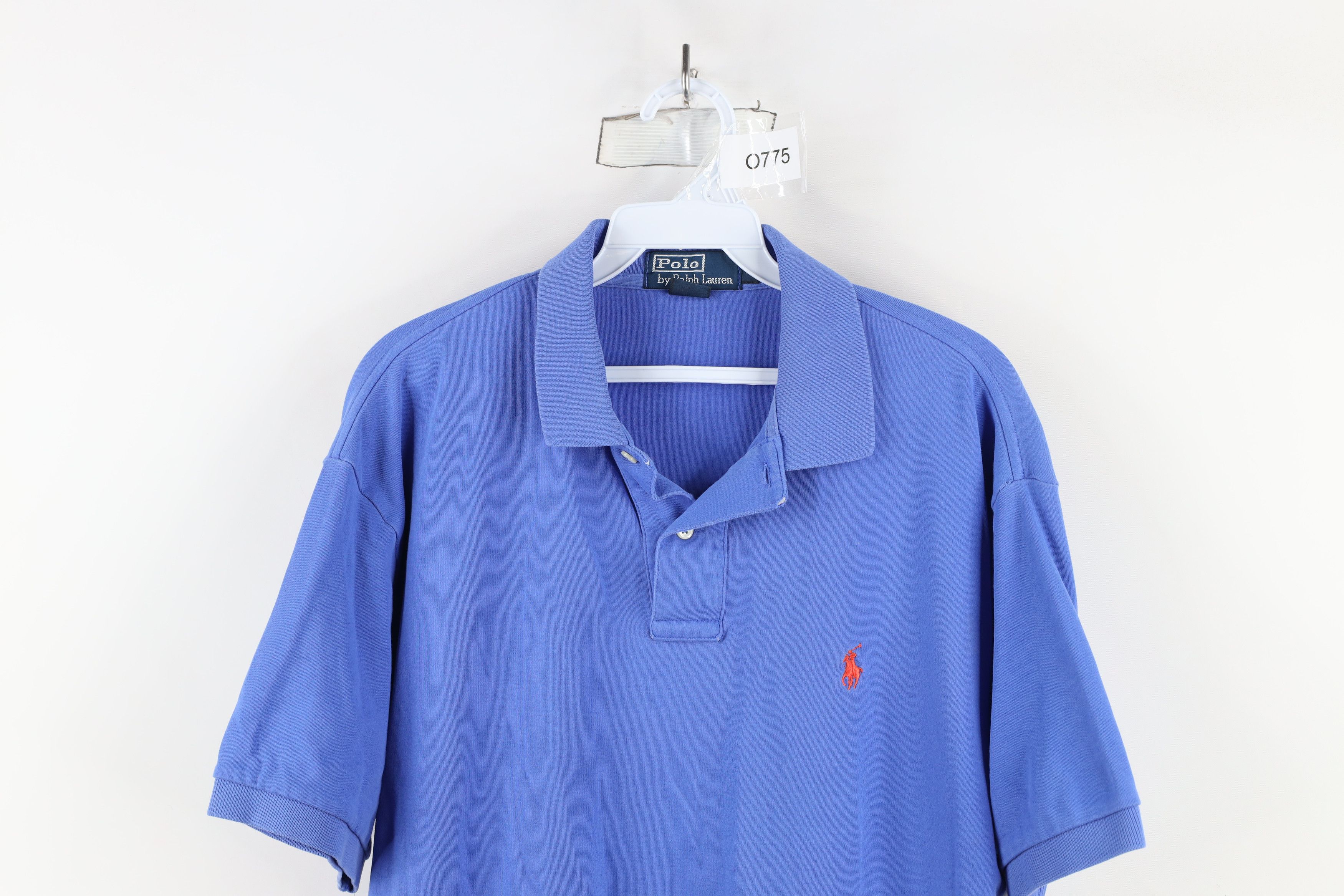 Ralph Lauren × Vintage Vintage 90s Ralph Lauren Soft Cotton Touch Polo Shirt Size US M / EU 48-50 / 2 - 2 Thumbnail