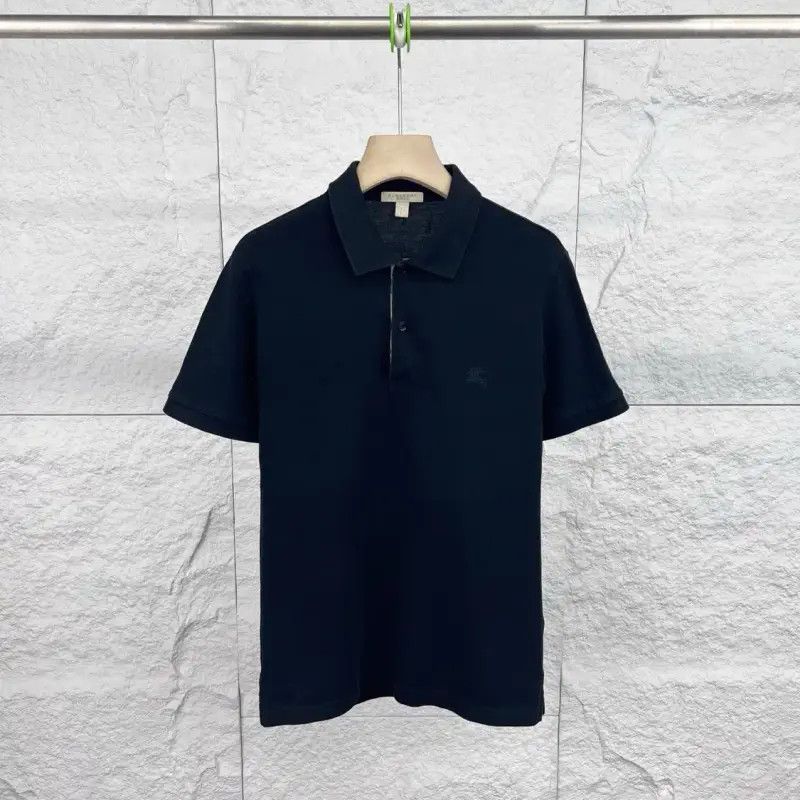 Burberry Burberry Black Cotton Polo Shirt for Men Size US S / EU 44-46 / 1 - 1 Thumbnail