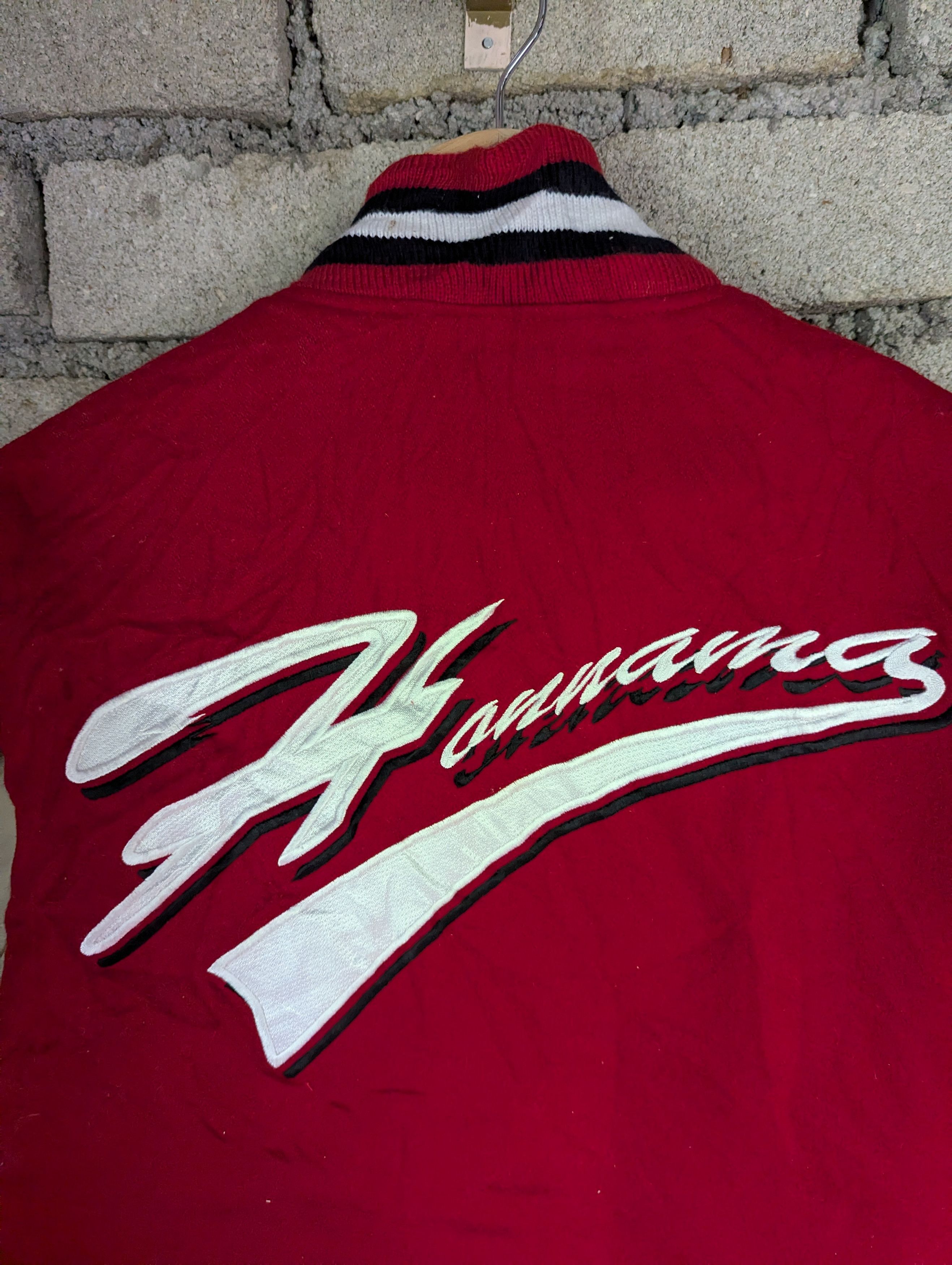 Japanese Brand × Vintage HN BOMBER JACKET POLYESTER SLEEVE Size US M / EU 48-50 / 2 - 9 Thumbnail
