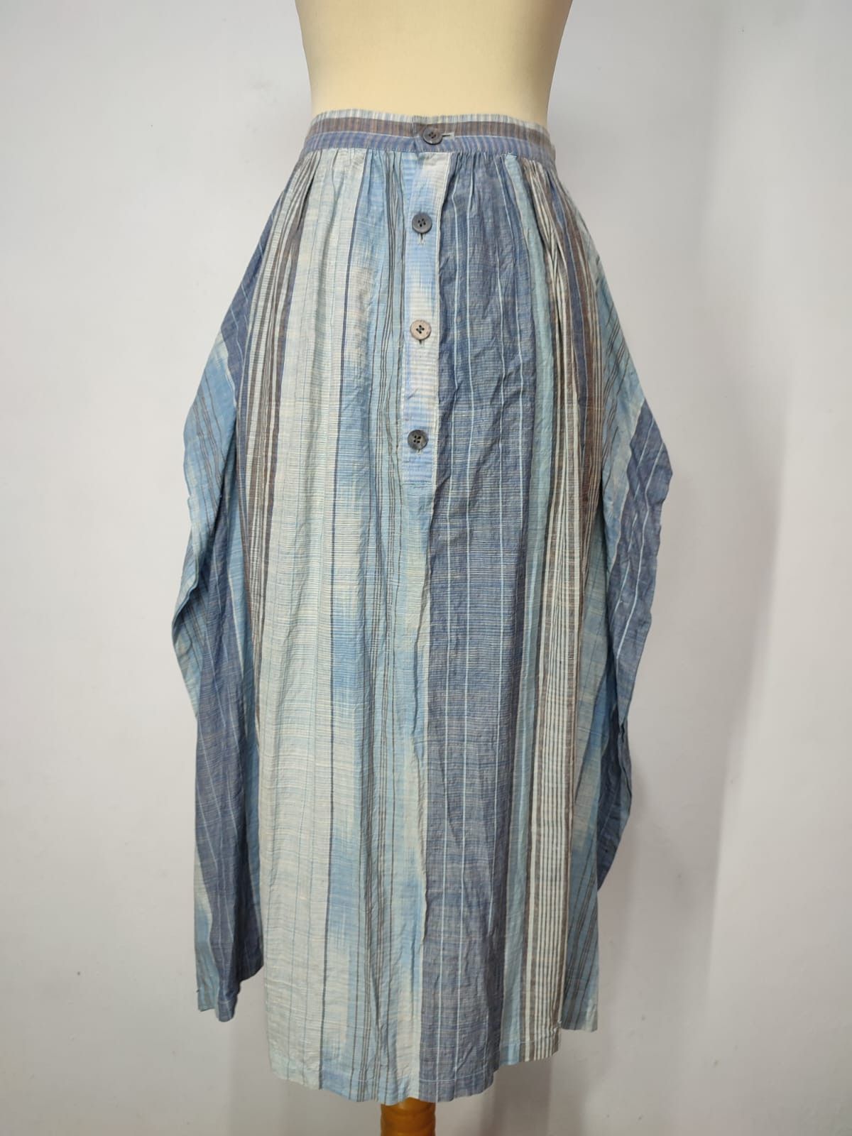 Issey Miyake Vtg🔥 Issey Miyake Multicolour Wings Maxi Skirt Size 27" / US 4 / IT 40 - 2 Thumbnail