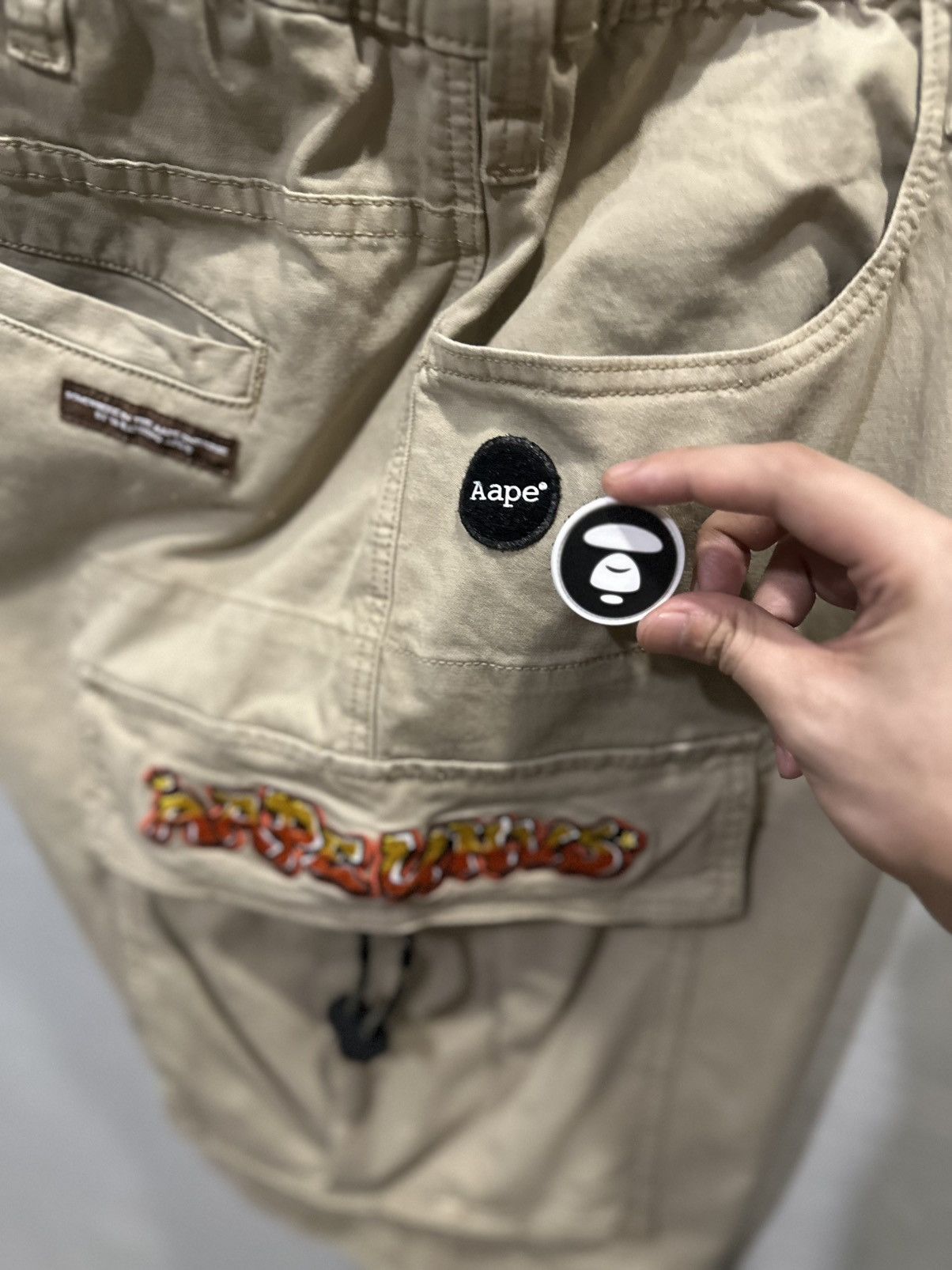 Aape AAPE MULTI POCKET GRAFFITI (L) Size US 34 / EU 50 - 6 Thumbnail