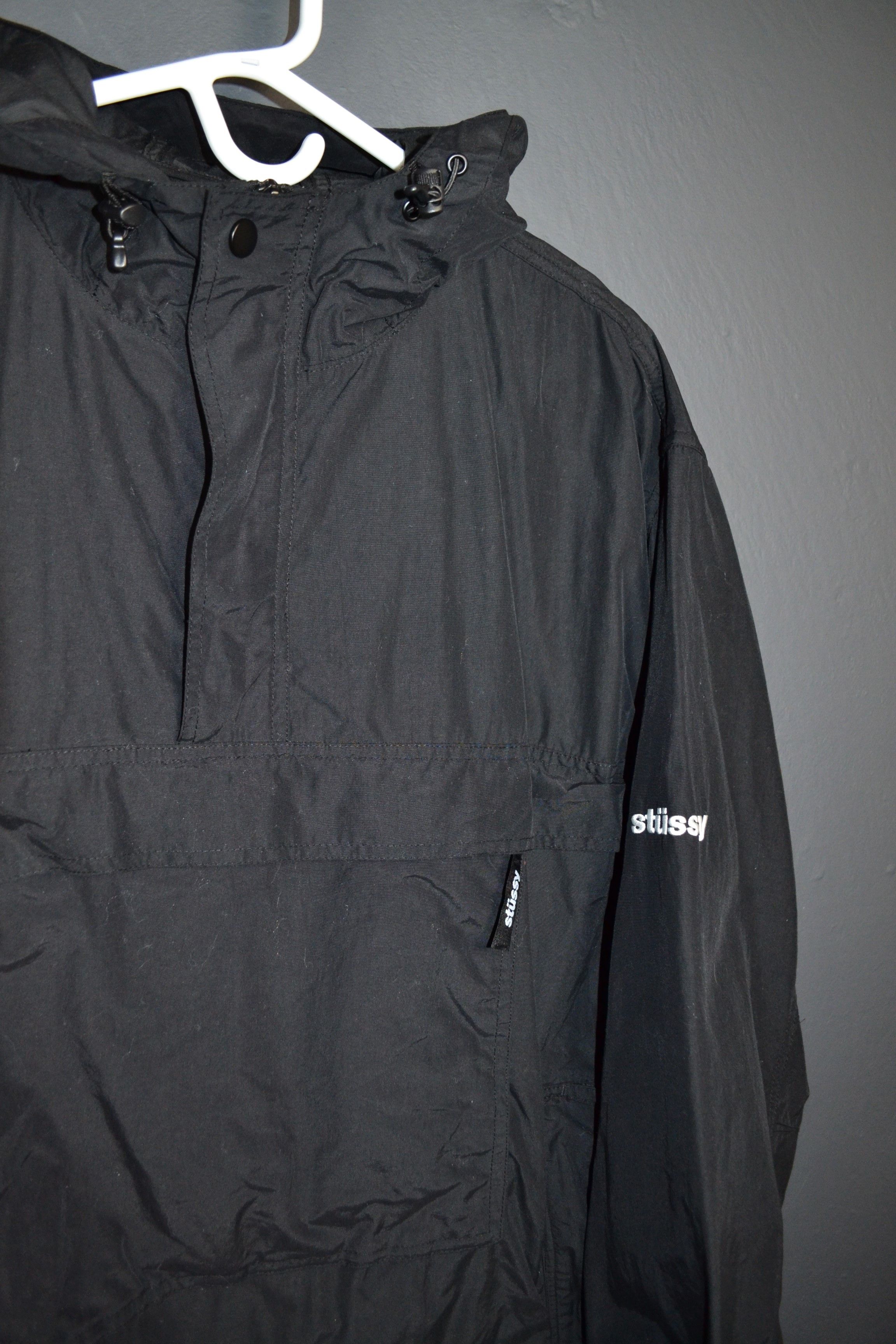 Stussy Stussy Packable Anorak Jacket M Black Size US M / EU 48-50 / 2 - 3 Thumbnail
