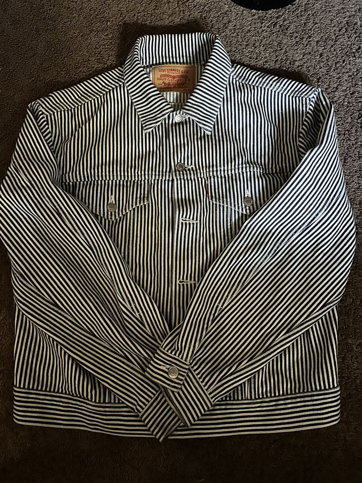 Levi's Levi's x Nigo Hickory Stripe Jacket | Grailed