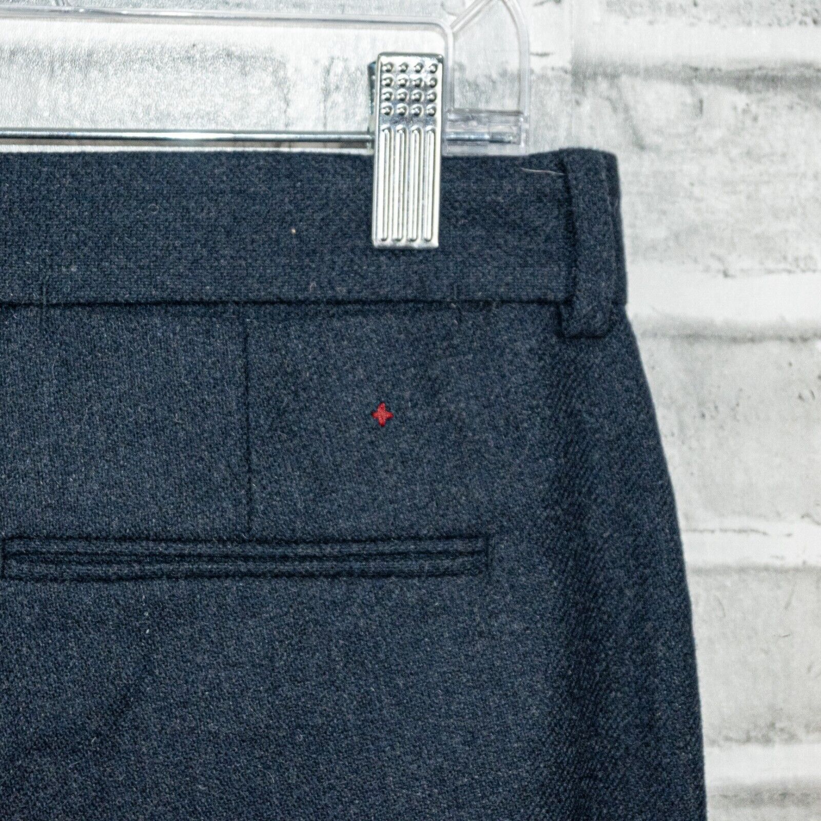 Apolis APOLIS Global Citizen Men's Wool Blend Trouser Pants Navy Size US 30 / EU 46 - 9 Thumbnail
