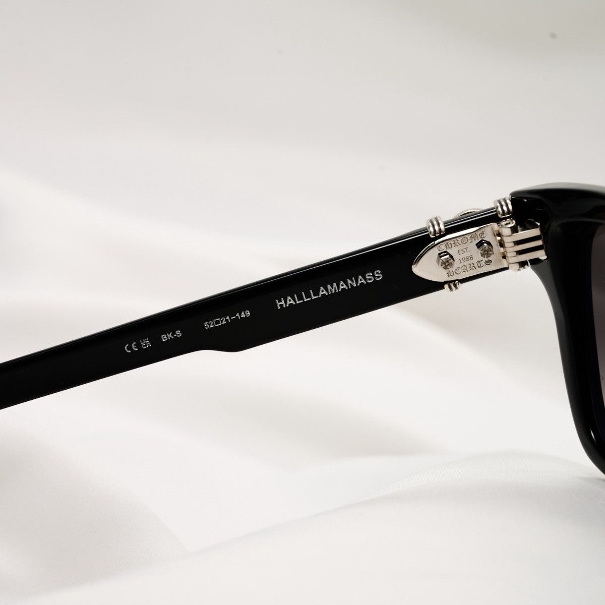 Chrome Hearts CHROME HEARTS HALLLAMANASS BLACK SUNGLASSES Size ONE SIZE - 5 Thumbnail