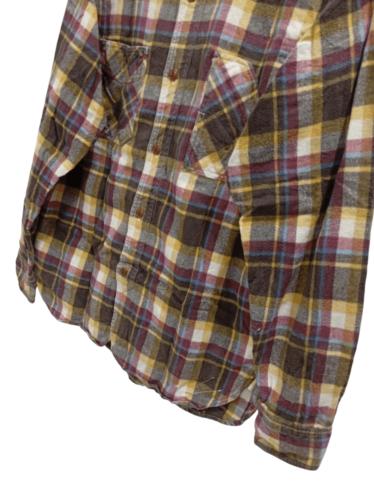 Cushman × Japanese Brand × Vintage 🔥🔥Cushman Plaid Flannel Shirt Size US M / EU 48-50 / 2 - 7 Thumbnail