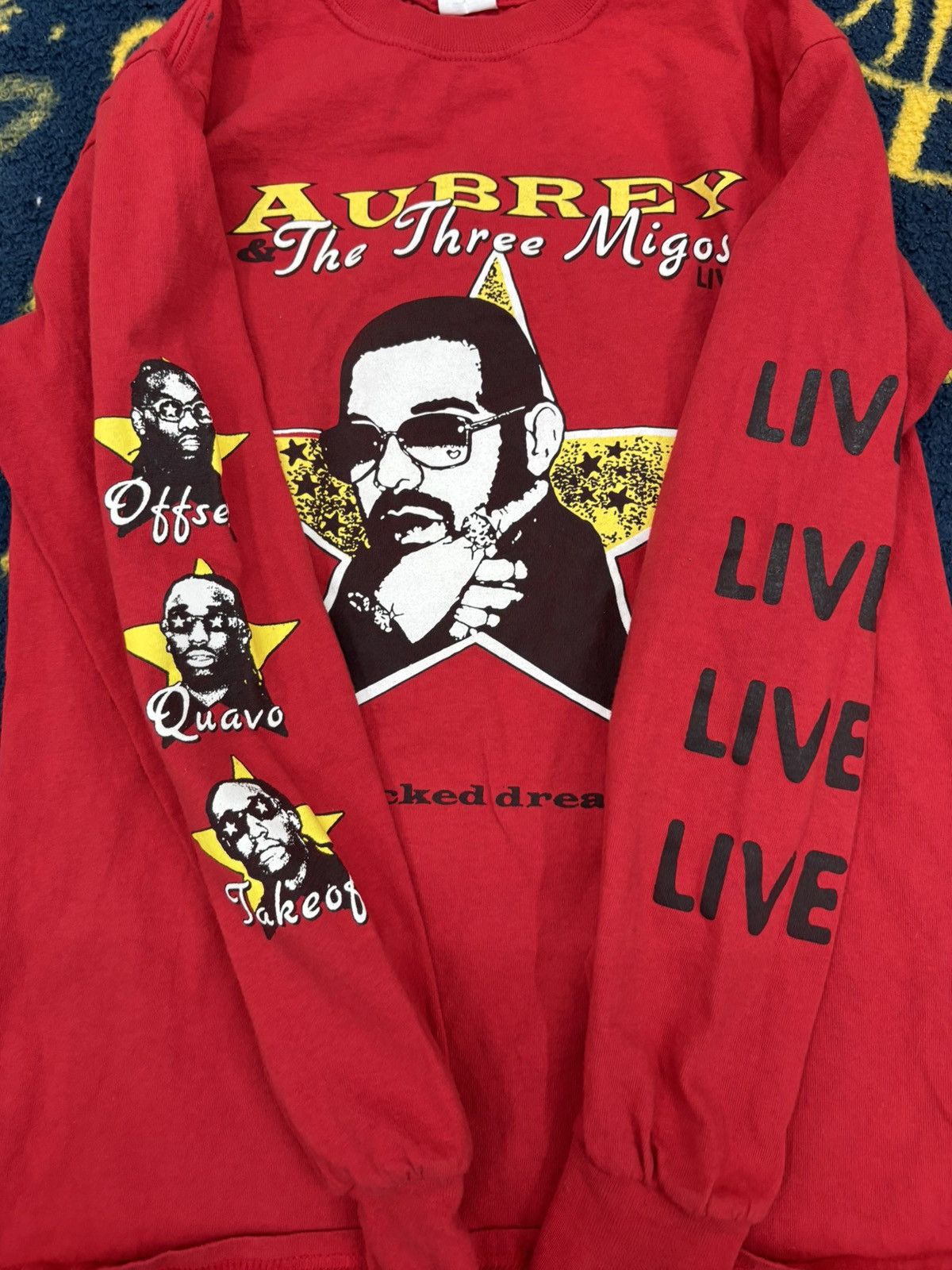 Drake Drake x migos tour tee Size US S / EU 44-46 / 1 - 2 Thumbnail