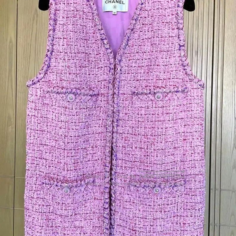 Chanel Chanel Pink Cotton Blend Vest for Women . Size S / US 4 / IT 40 - 3 Thumbnail