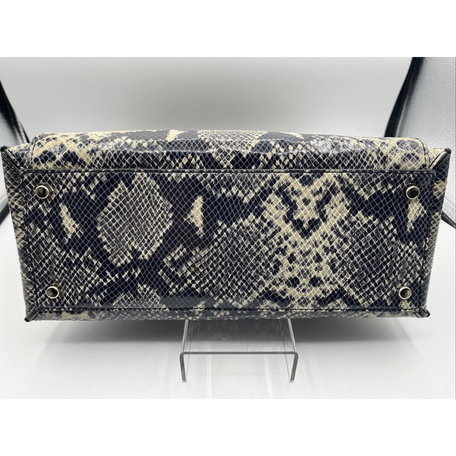 Kate Spade Kate Spade Grey Beige Snake Effect Leather South Kensington Size ONE SIZE - 13 Thumbnail