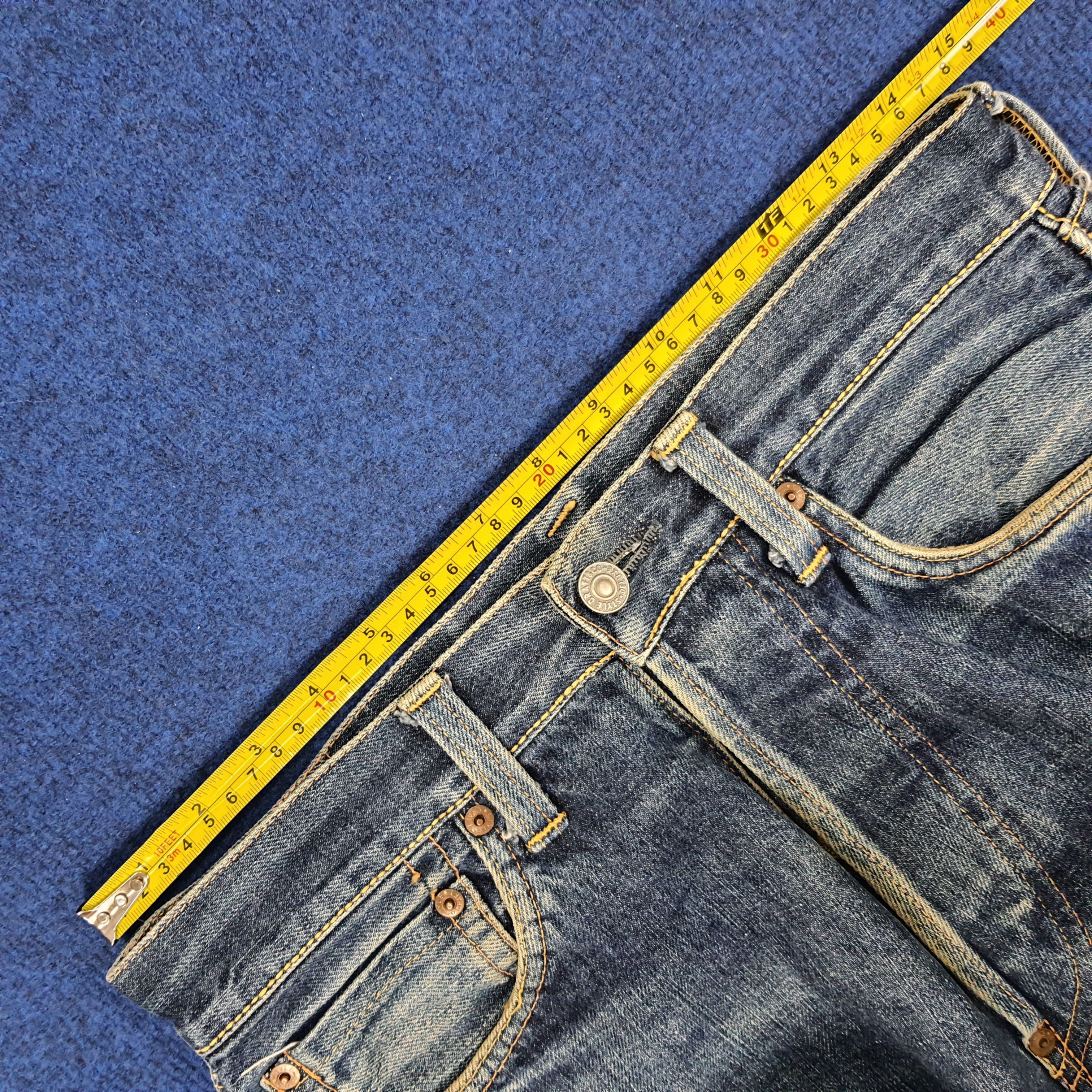 Japanese Brand × Vintage Vintage Evisu Selvedge Custom Red Daicock Jeans Size US 28 / EU 44 - 13 Thumbnail