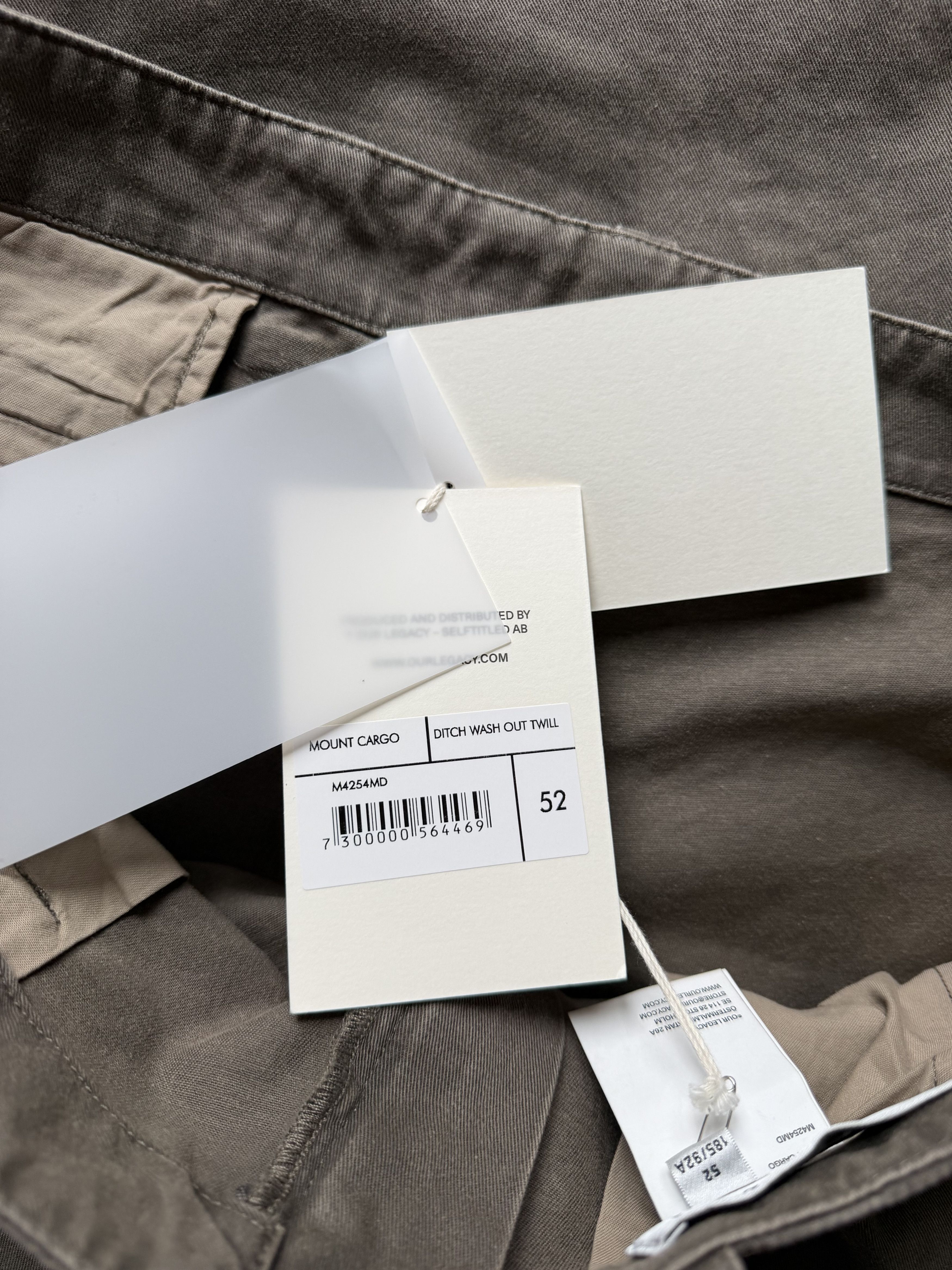 Our Legacy Our Legacy Mount Cargo Pants in Ditch Wash Out Twill Size US 36 / EU 52 - 6 Thumbnail