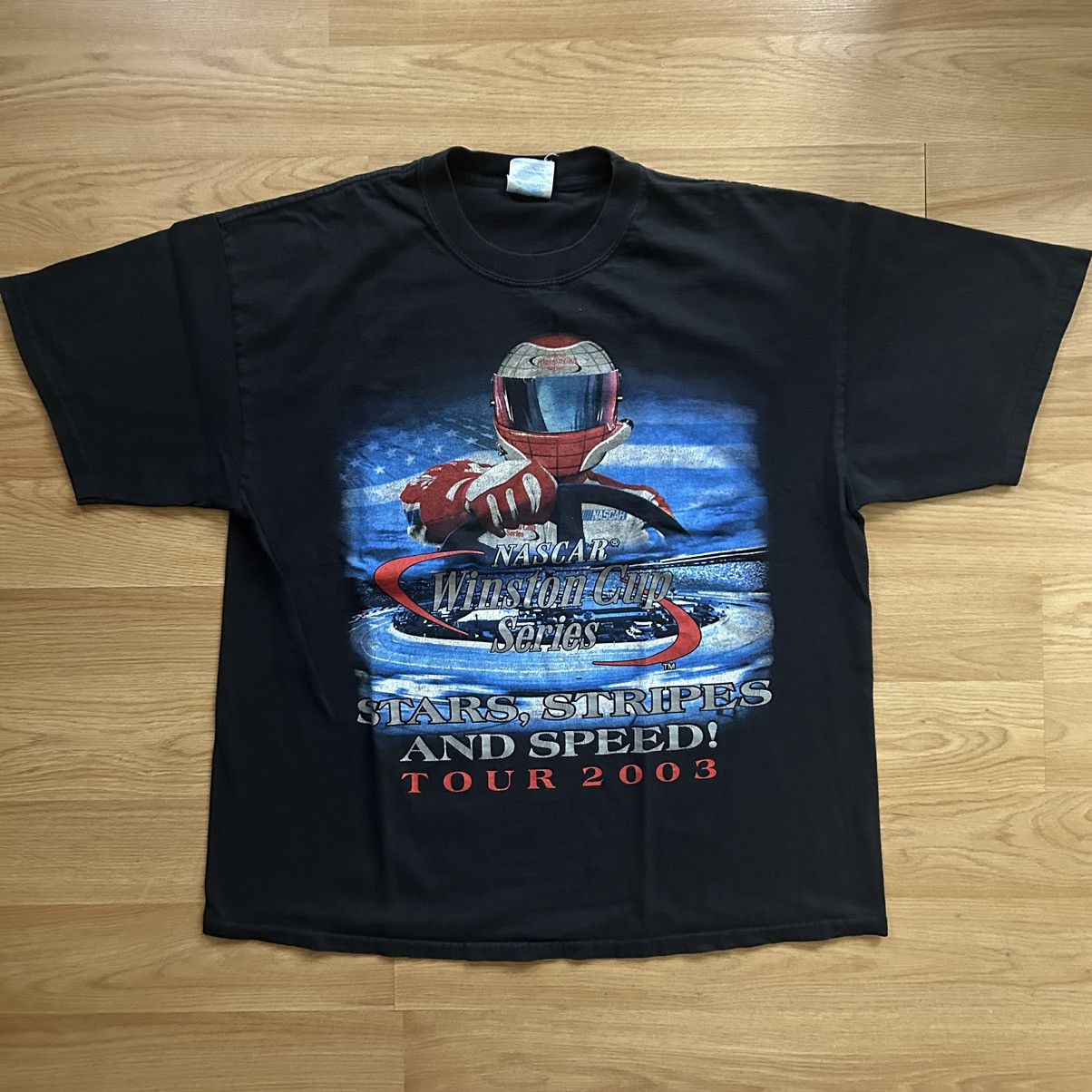 NASCAR VINTAGE NASCAR T SHIRT Size US XL / EU 56 / 4 - 1 Thumbnail