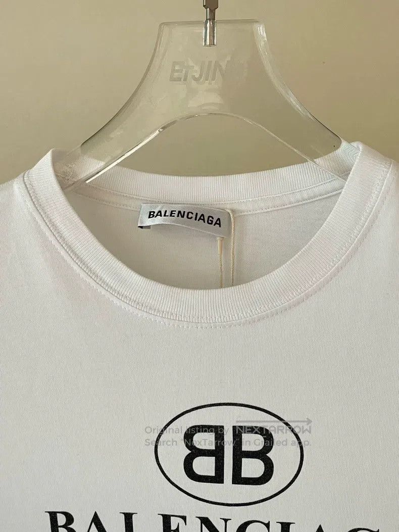 Balenciaga Balenciaga Logo Printed Short Sleeve T-Shirt XS Size US XS / EU 42 / 0 - 3 Thumbnail