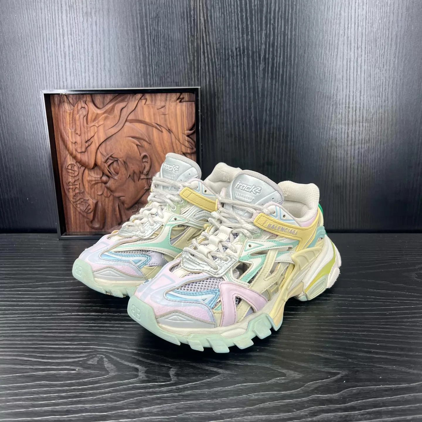 Balenciaga Balenciaga Track 2 White Blue Pink 35 Size US 4.5 / IT 34.5 - 1 Thumbnail