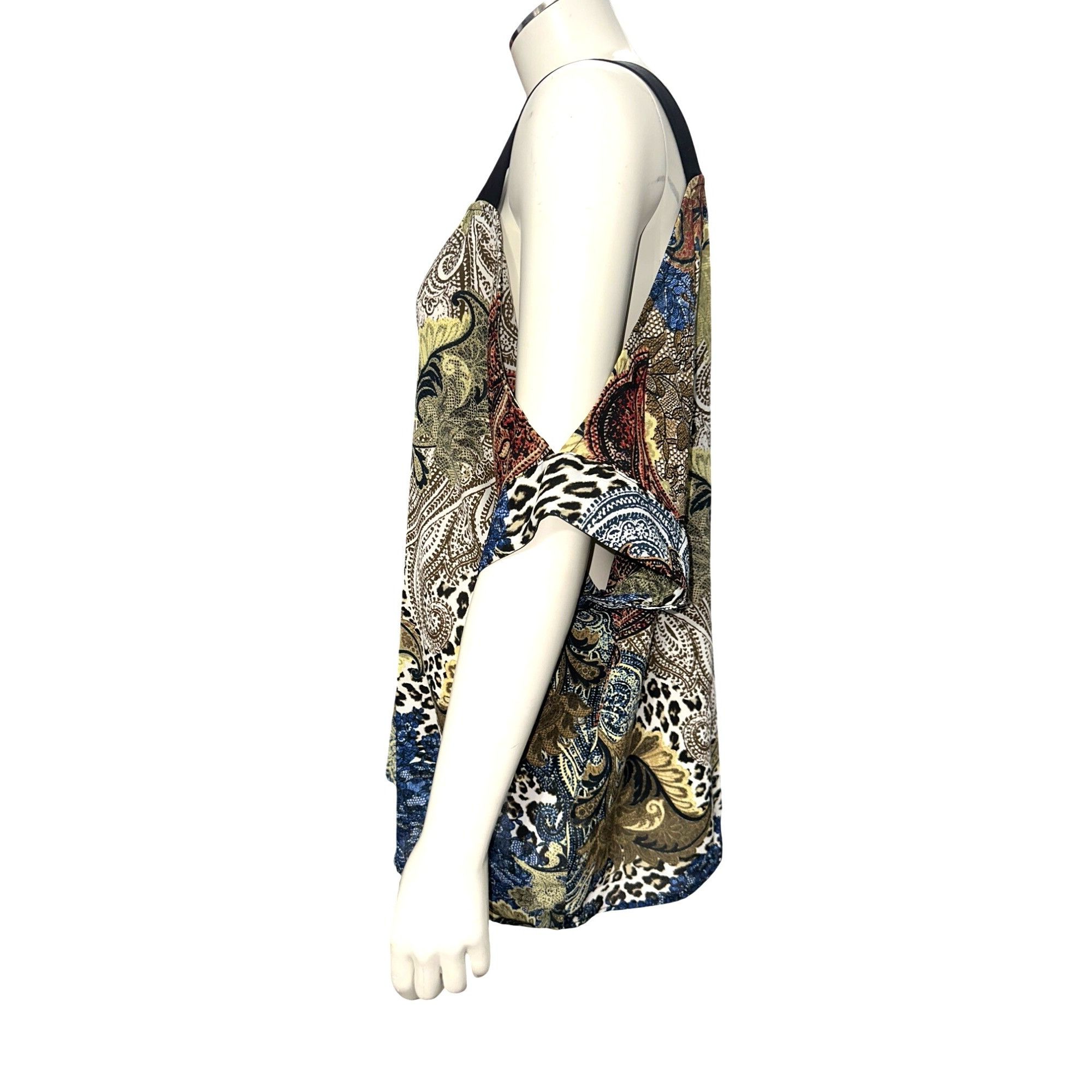 Other 7Th Avenue Design Studio Large Cold Shoulder Tunic Top Paisl Size L / US 10 / IT 46 - 4 Thumbnail