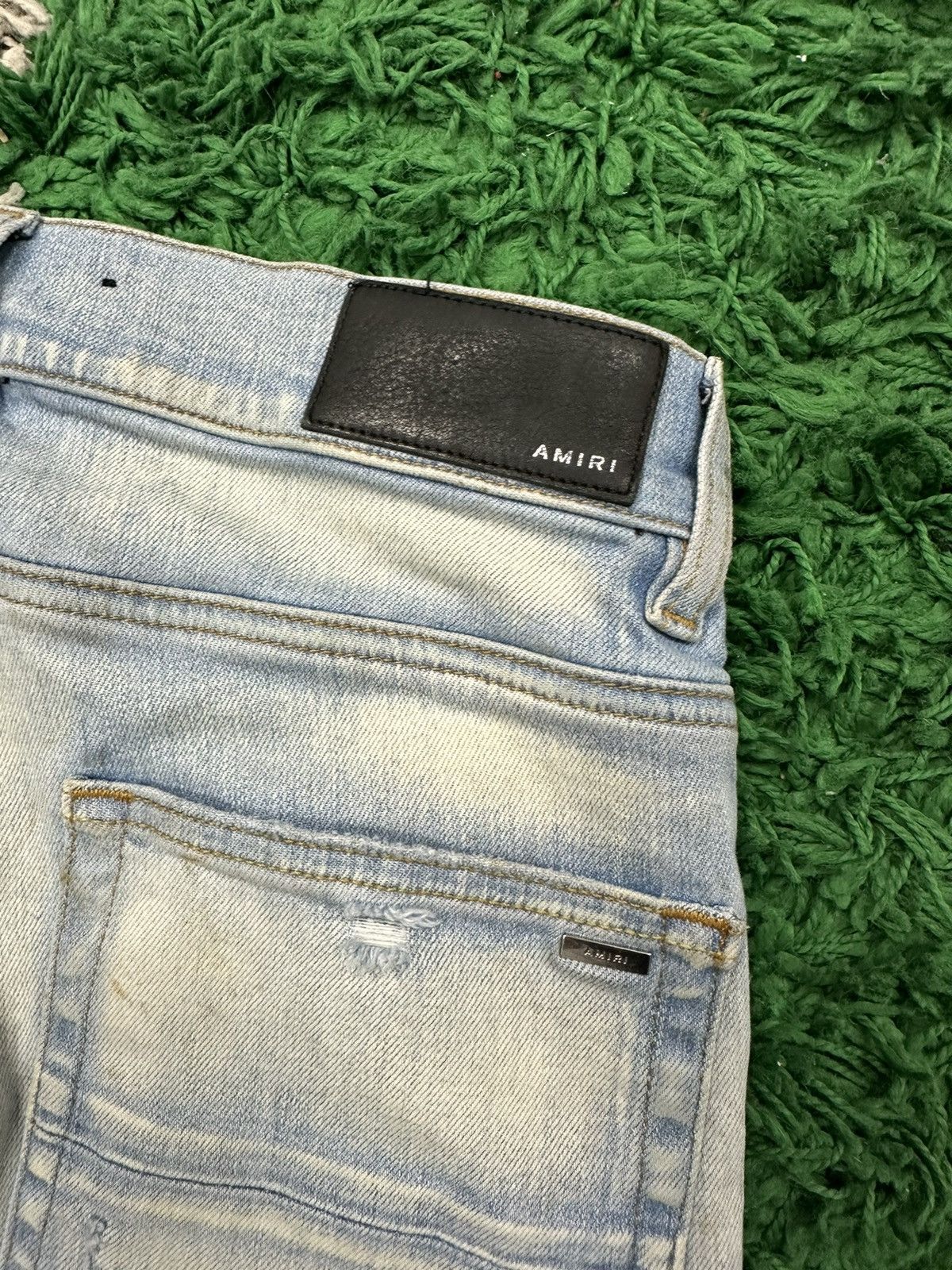 Amiri Jeans Light Wash Star Blue 29