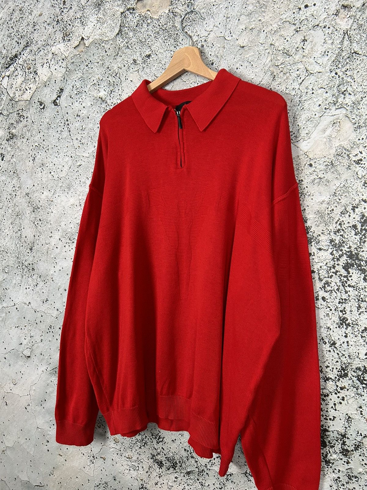 Carlo Colucci Vintage Carlo Colucci Half Zip Sweater Streetwear Archival Size US XL / EU 56 / 4 - 2 Thumbnail
