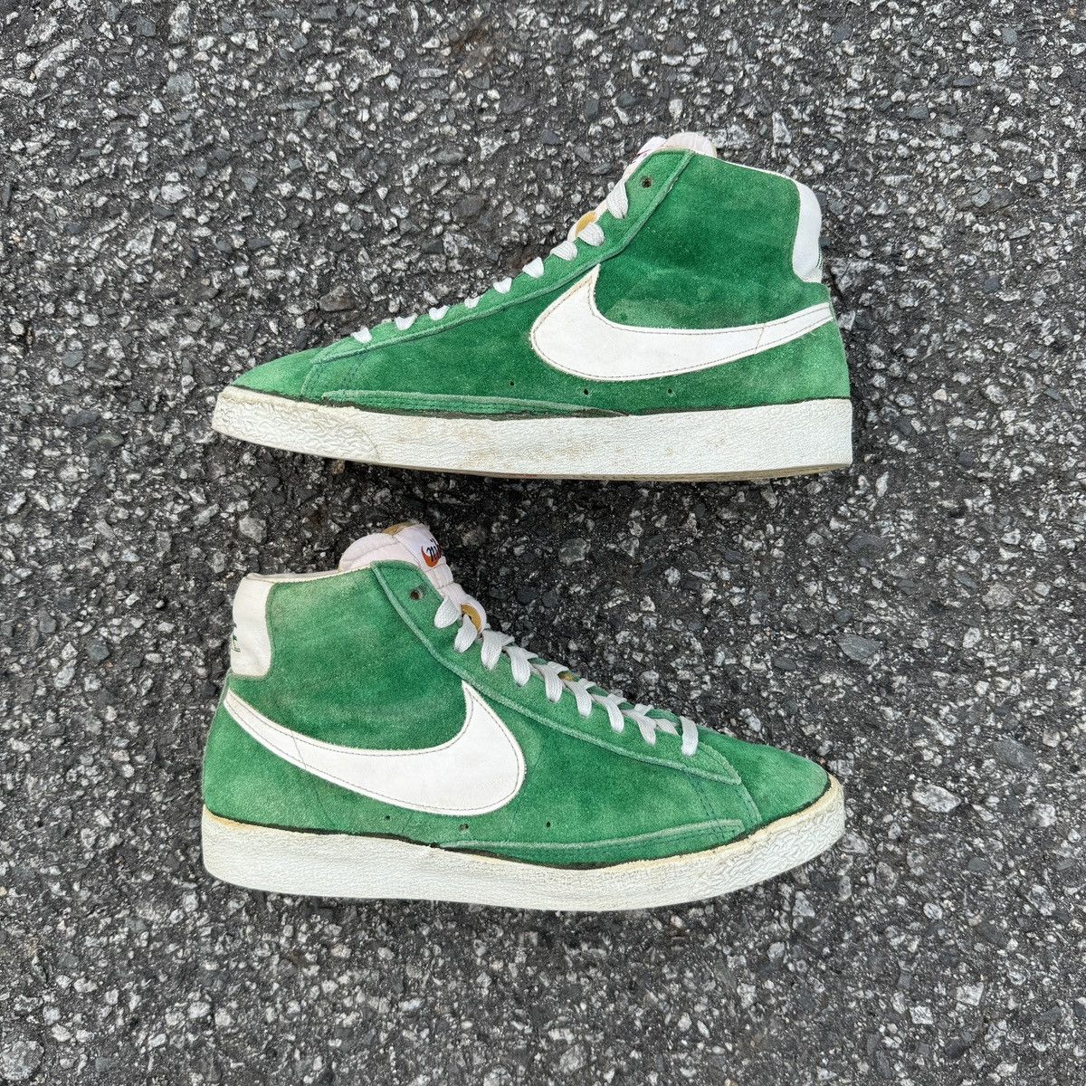 Nike RARE !!Vintage 70/80s Nike Blazer Suede Made in Japan Size US 10 / EU 43 - 2 Thumbnail