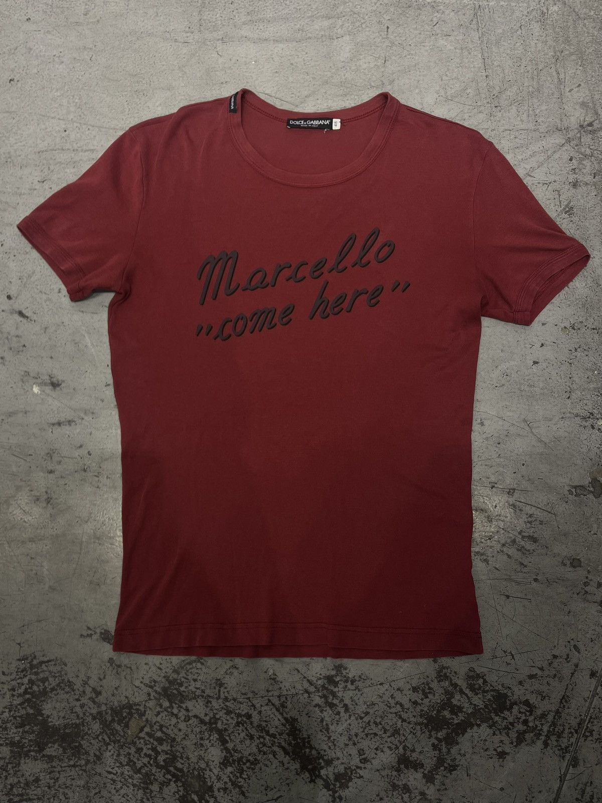 Dolce & Gabbana Dolce & Gabbana “Marcello Come Here” T-Shirt Size US M / EU 48-50 / 2 - 1 Thumbnail