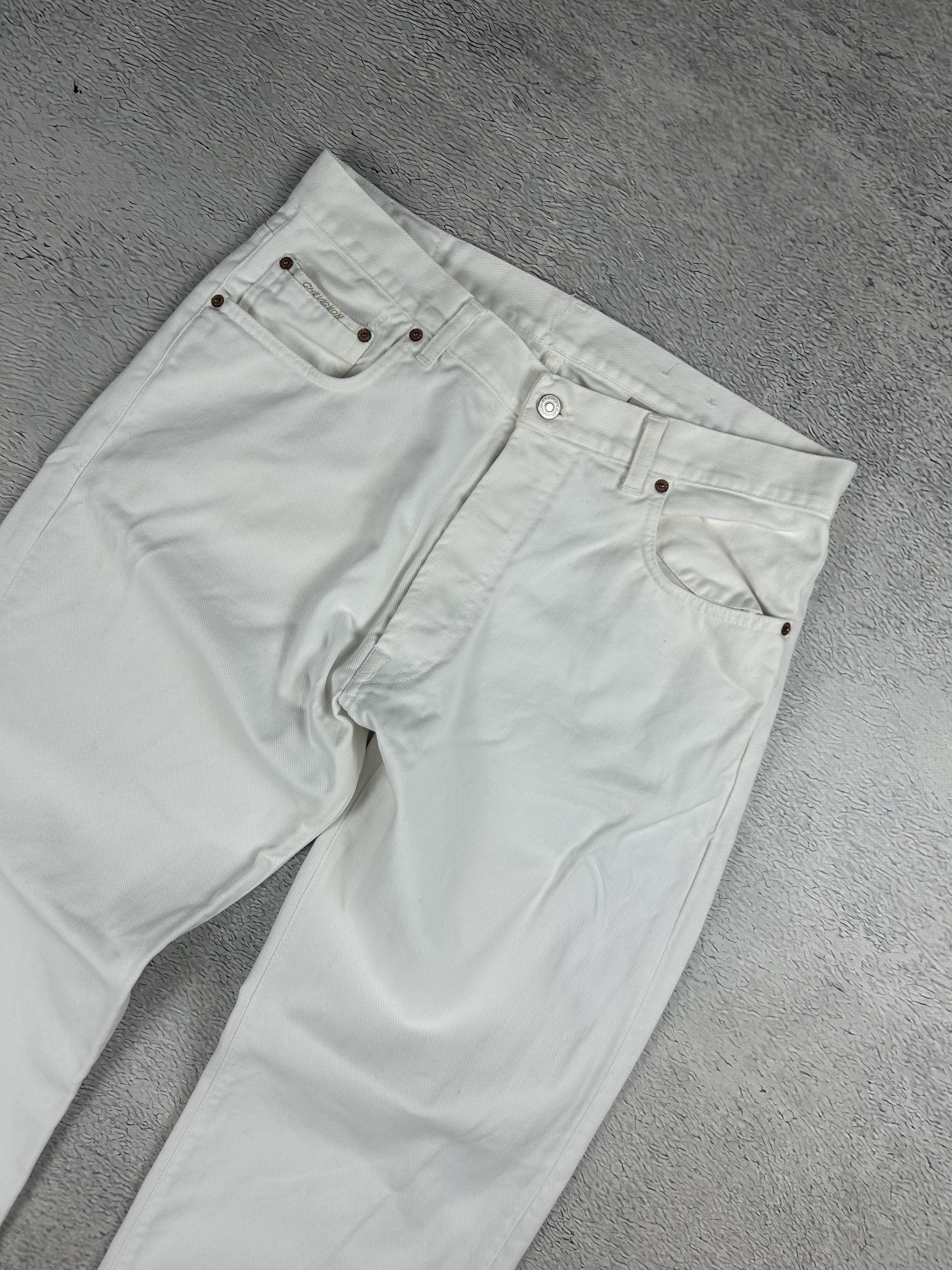 Chevignon × Vintage Chevignon vintage jeans White Straight Oldmoney Style Size US 36 / EU 52 - 4 Thumbnail