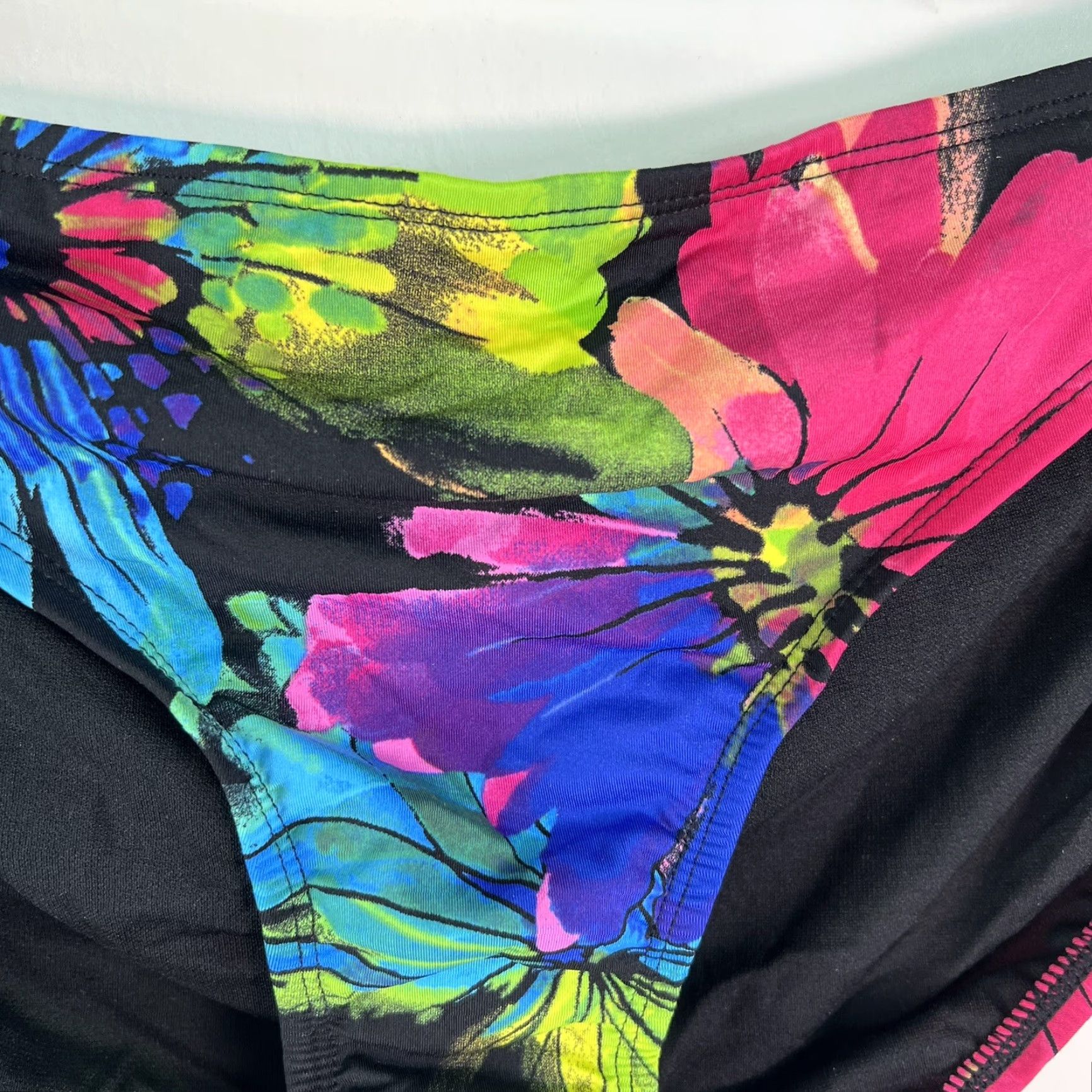 Apt. 9 NEW Apt 9 Womens Swimsuit Bottoms Bikini Lined Floral Multicolor Size 16 Size 38" / US 16 / IT 52 - 2 Thumbnail