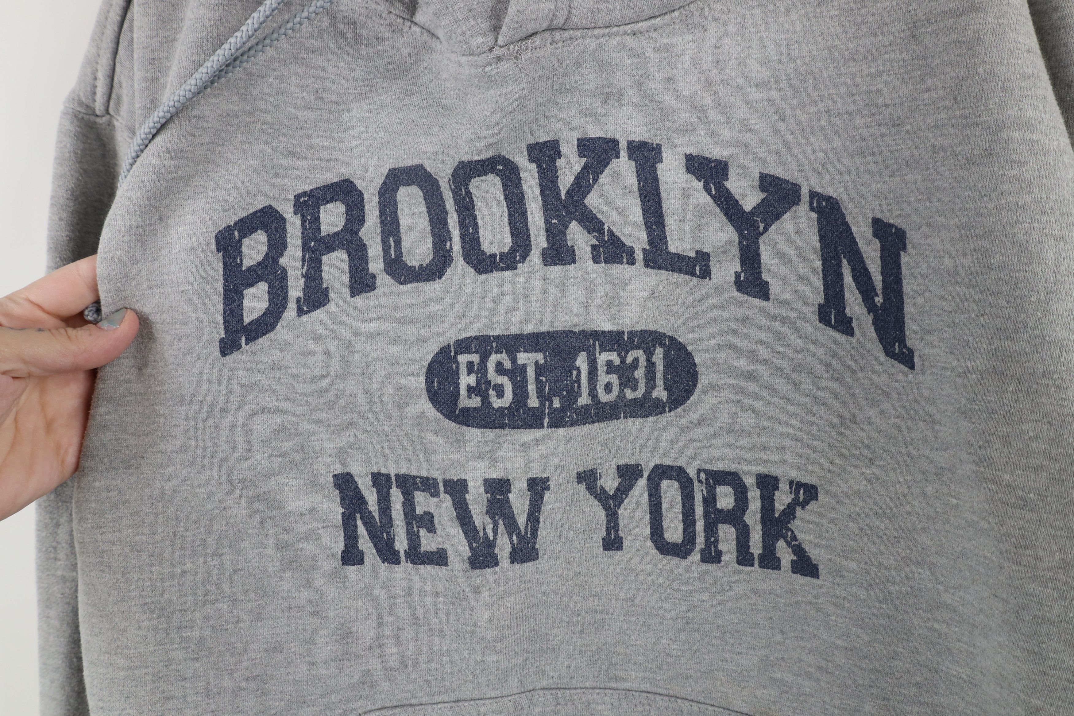 Vintage Vintage 90s Streetwear Brooklyn New York Hoodie Sweatshirt Size US S / EU 44-46 / 1 - 4 Thumbnail