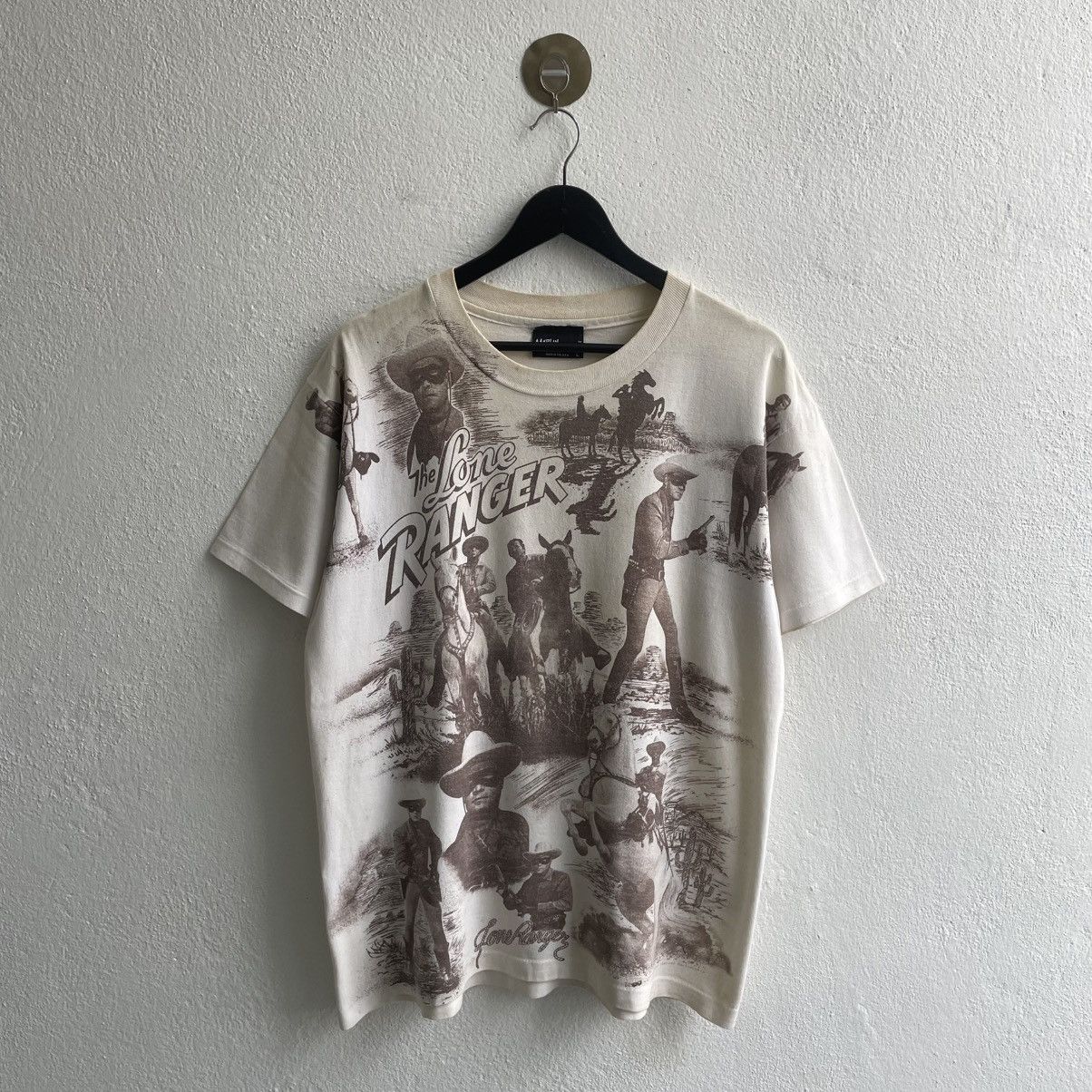 Vintage Vintage 90's Lone Ranger Movie Shirts Size US M / EU 48-50 / 2 - 1 Thumbnail