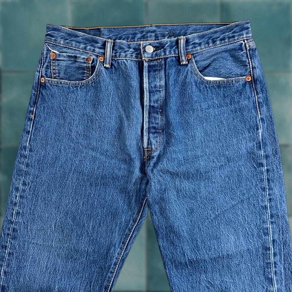 VINTAGE Levi's 501 Jeans Jeans Straight Regular Men Blue 36x38 90s 501 Series