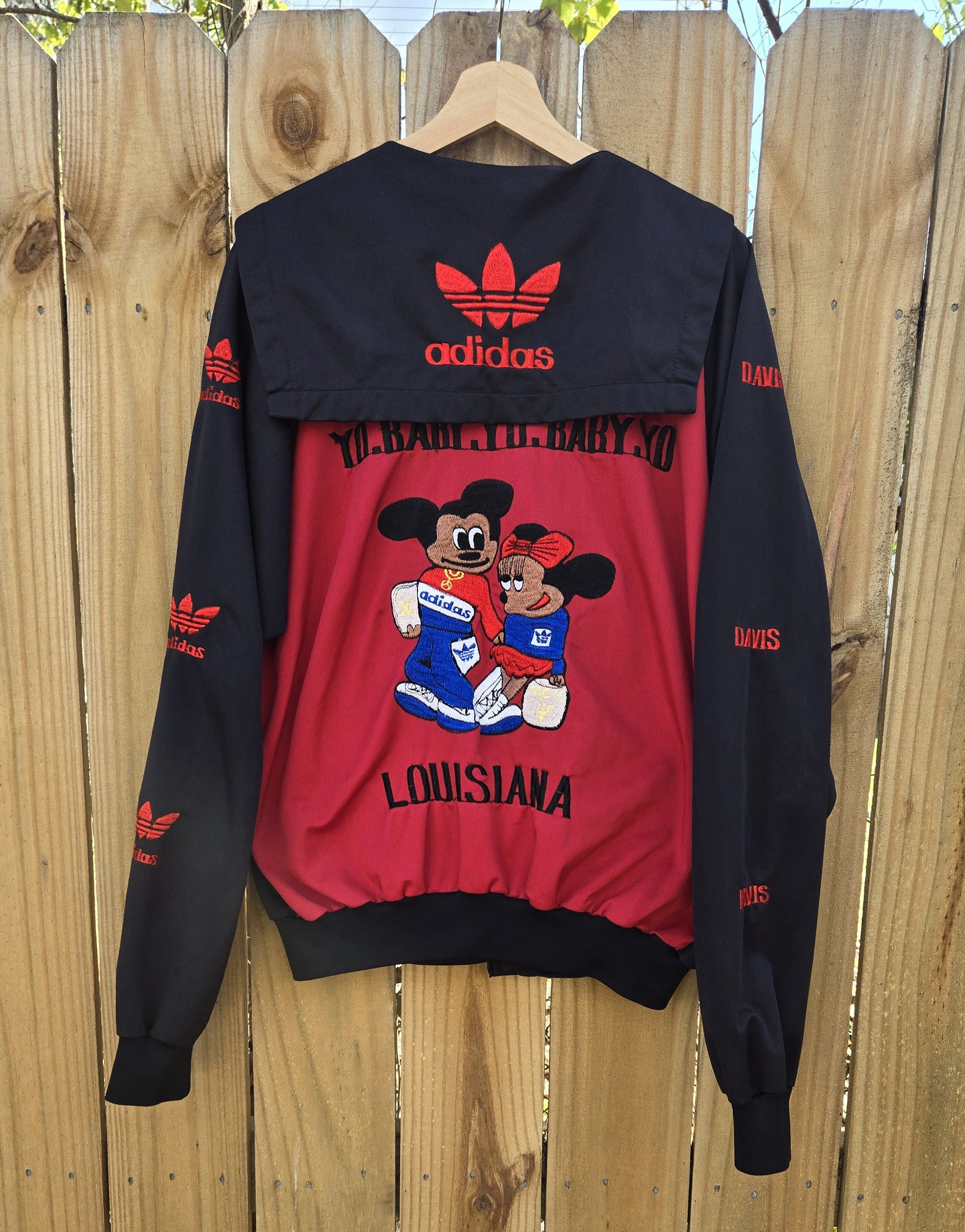 Vintage Vintage 90s custom Adidas jacket Size US L / EU 52-54 / 3 - 1 Thumbnail