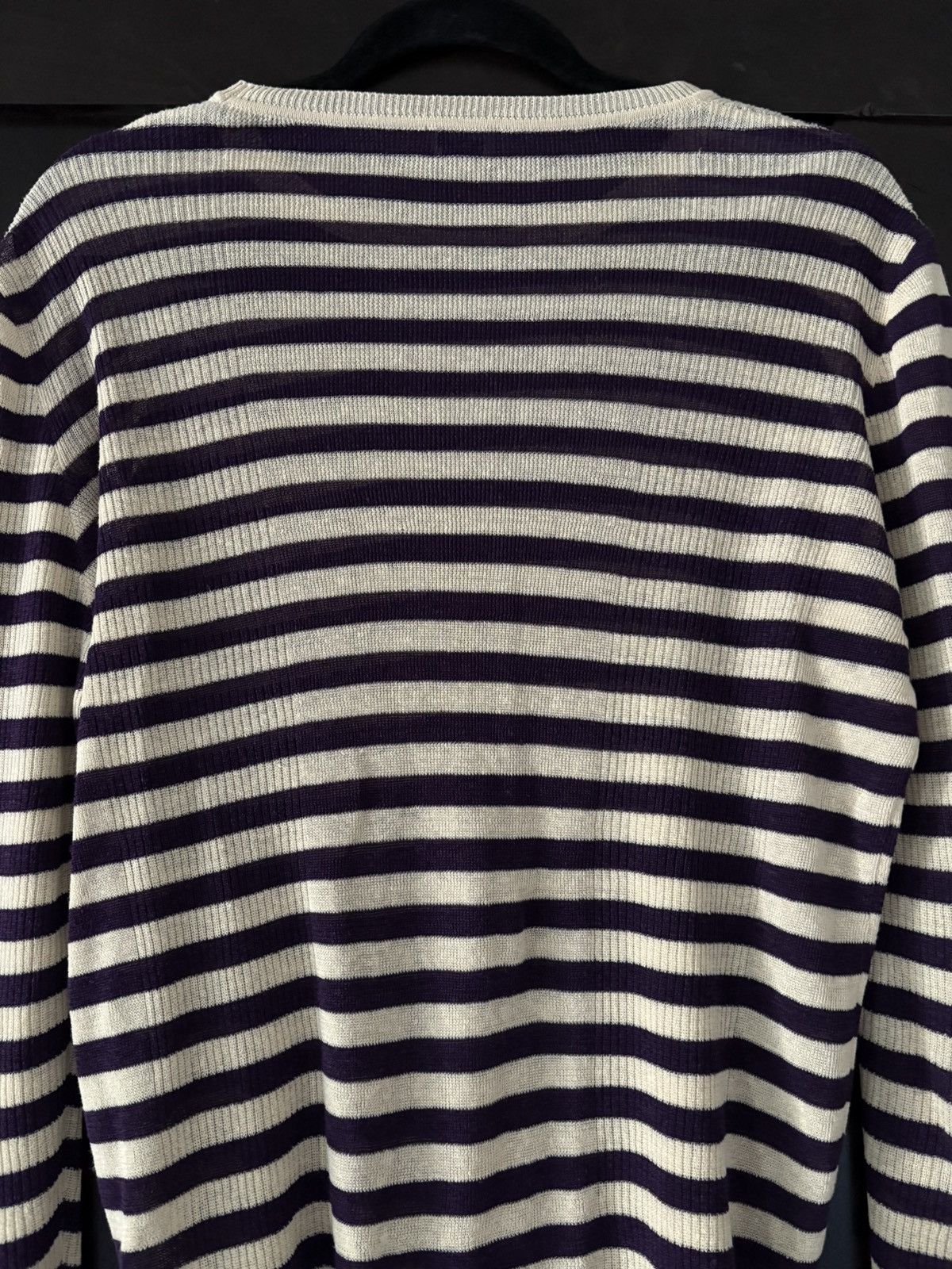 Saint Laurent Paris SS21 saint laurent striped knit sweater Size US M / EU 48-50 / 2 - 5 Thumbnail