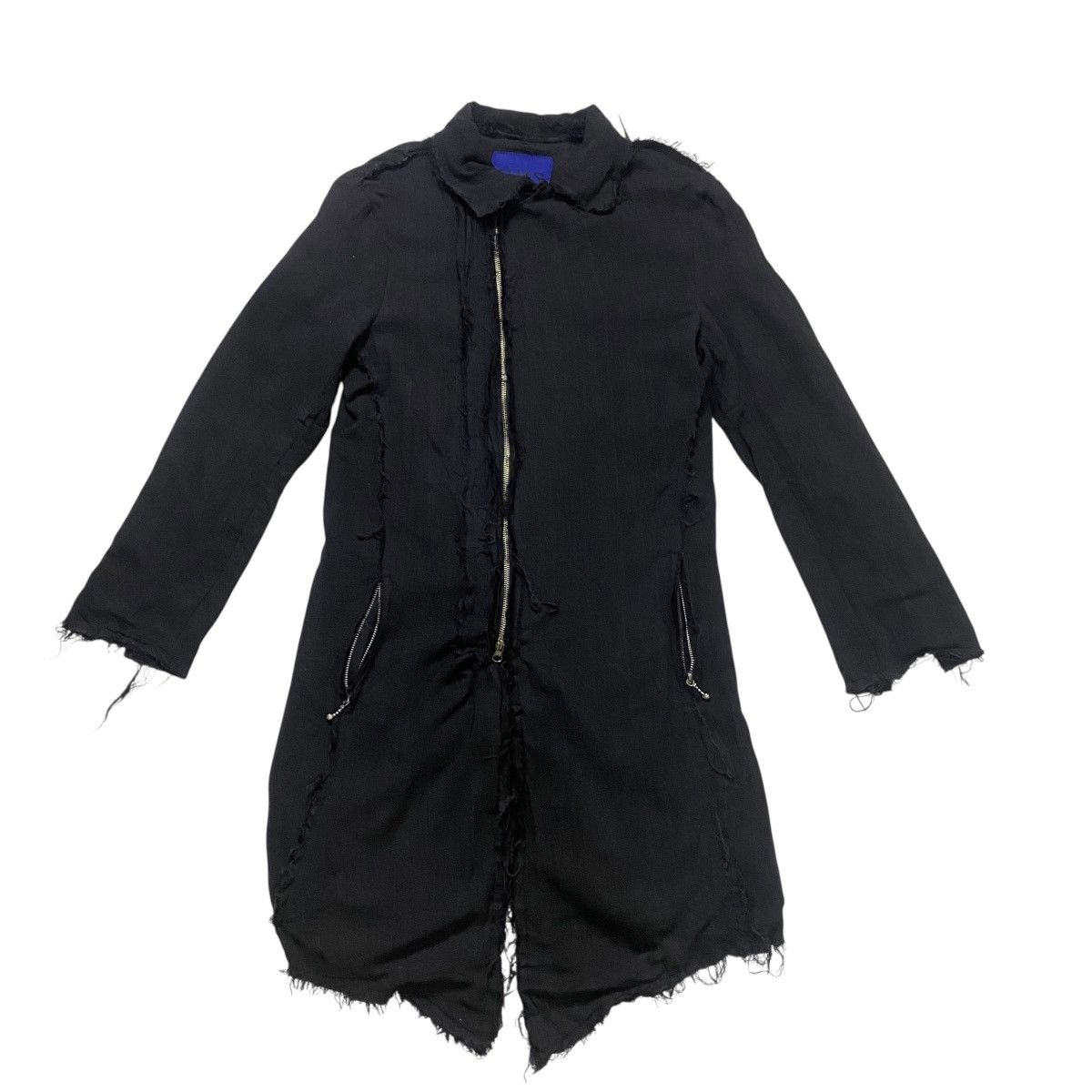 Japanese Brand Jinsinn raw Edge designer coat Size US M / EU 48-50 / 2 - 1 Thumbnail