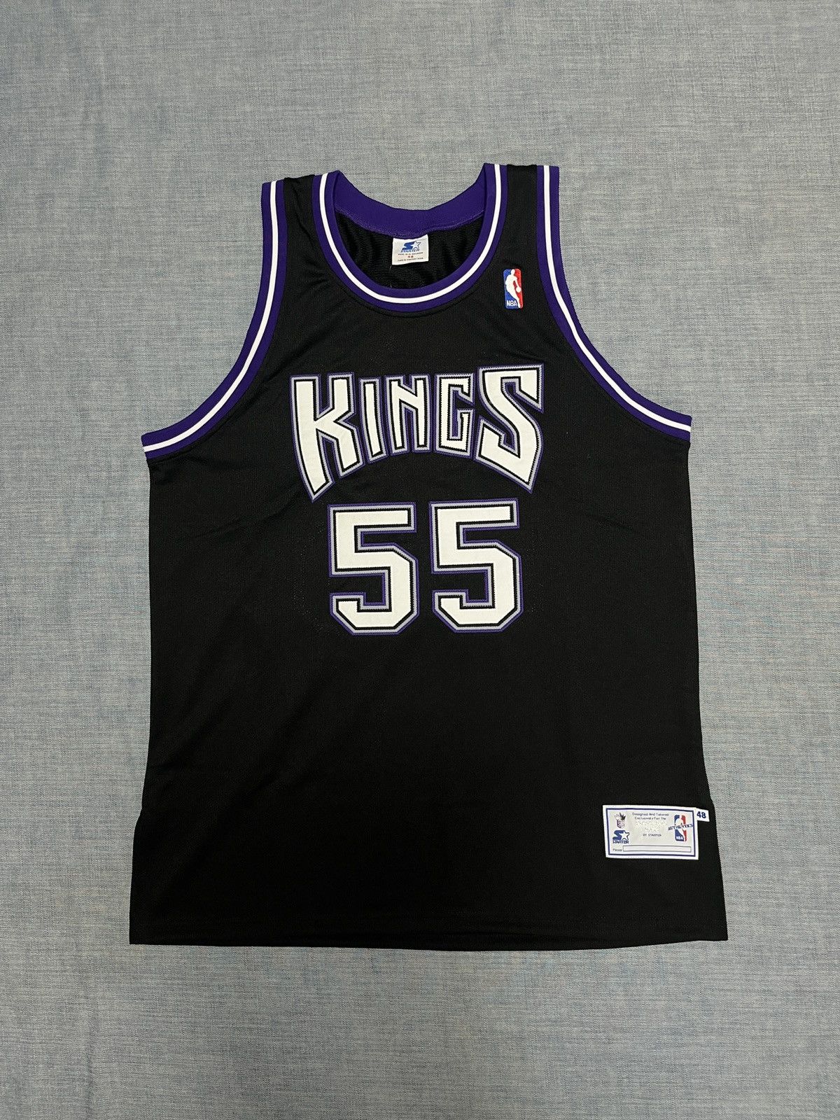 image of Very Starter Nba Kings Jason Williams Jersey 48 Medium in Black, Men's
