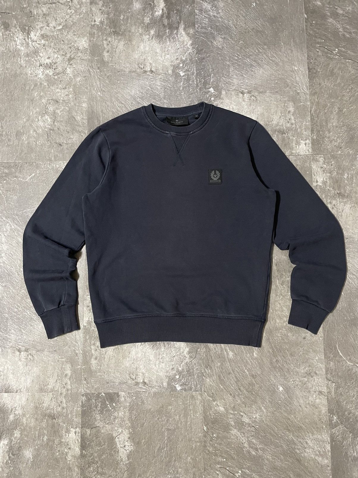 Belstaff BELSTAFF Patch Logo Embroidery Sweatshirt Size US M / EU 48-50 / 2 - 1 Thumbnail