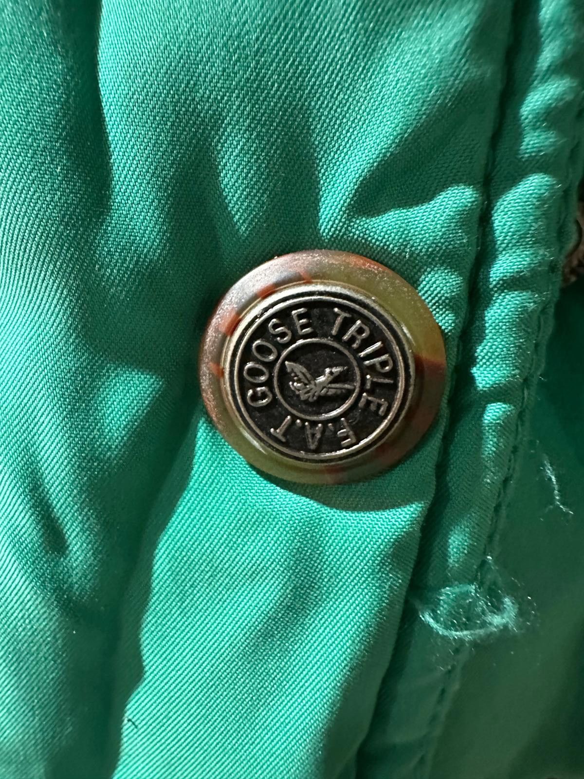 Triple F.A.T. Goose Vintage Triple F.A.T. Goose Down Jacket M Teal Size US M / EU 48-50 / 2 - 3 Thumbnail